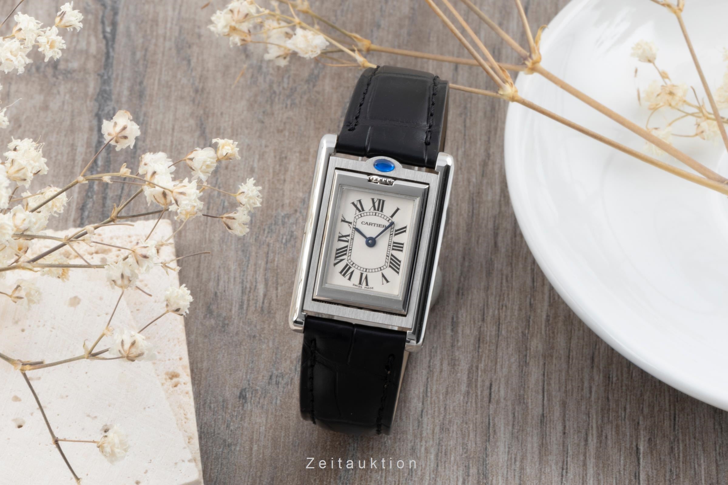 Cartier Basculante acier quartz montre pour femmes W1011155  [2505947]