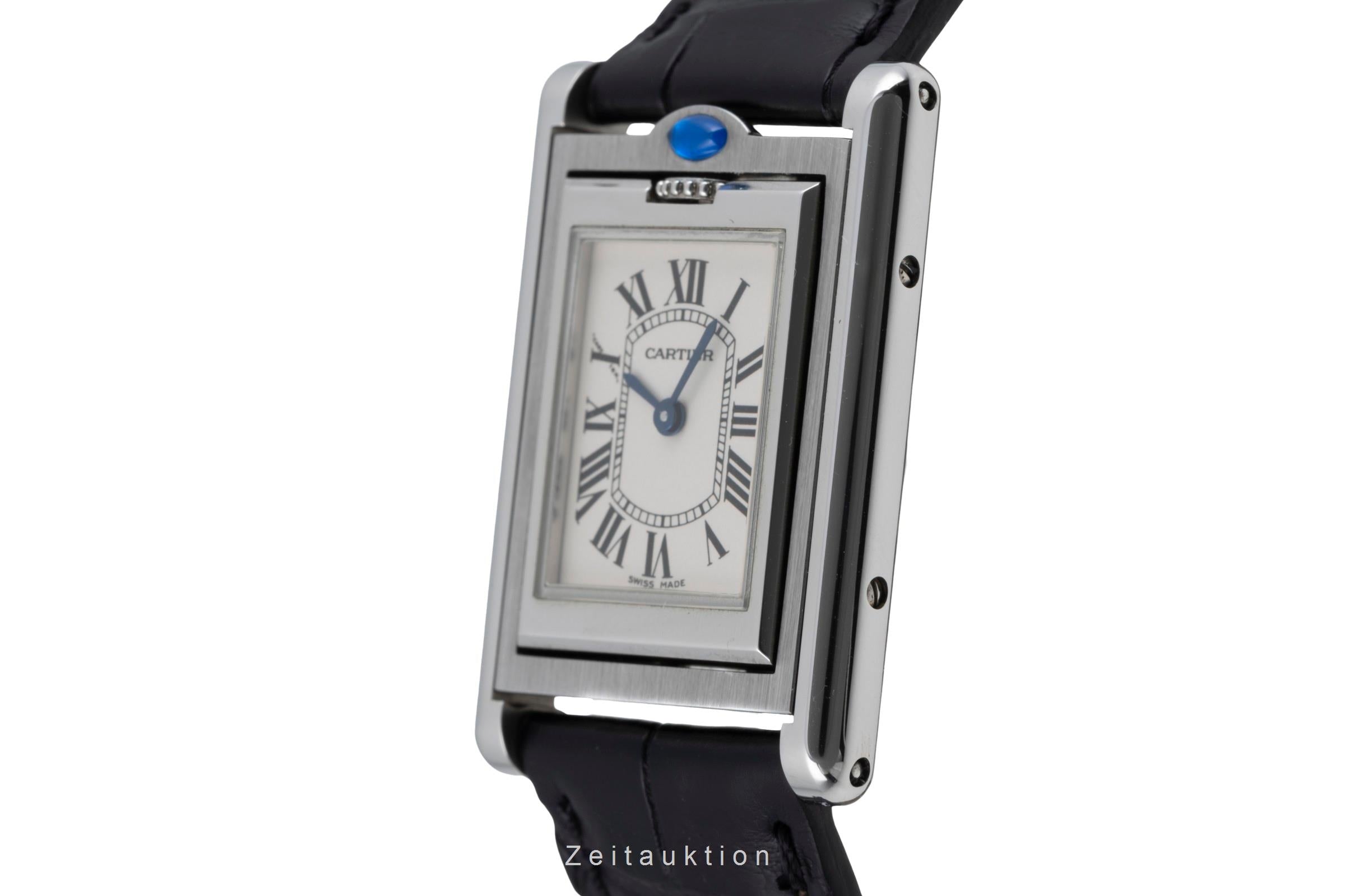 Cartier Basculante acier quartz montre pour femmes W1011155  [2505947]
