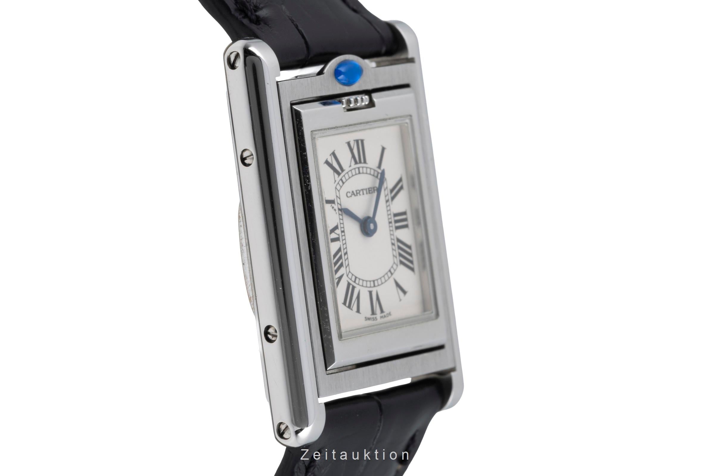 Cartier Basculante acier quartz montre pour femmes W1011155  [2505947]
