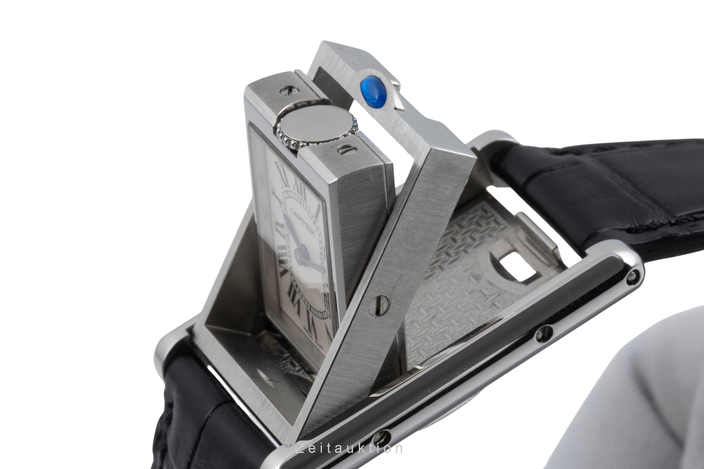 Cartier Basculante acier quartz montre pour femmes W1011155  [2505947]