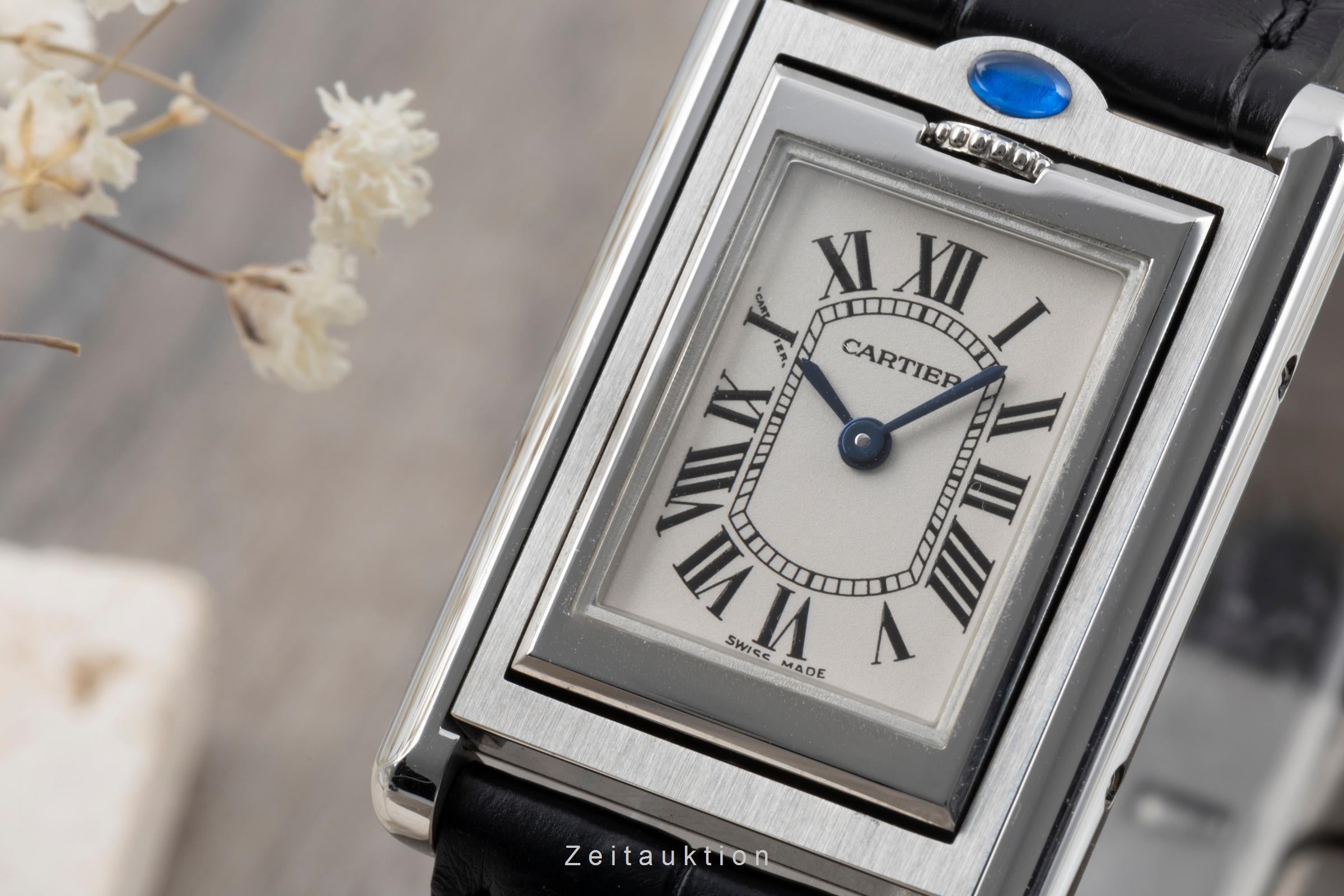 Cartier Basculante acier quartz montre pour femmes W1011155  [2505947]