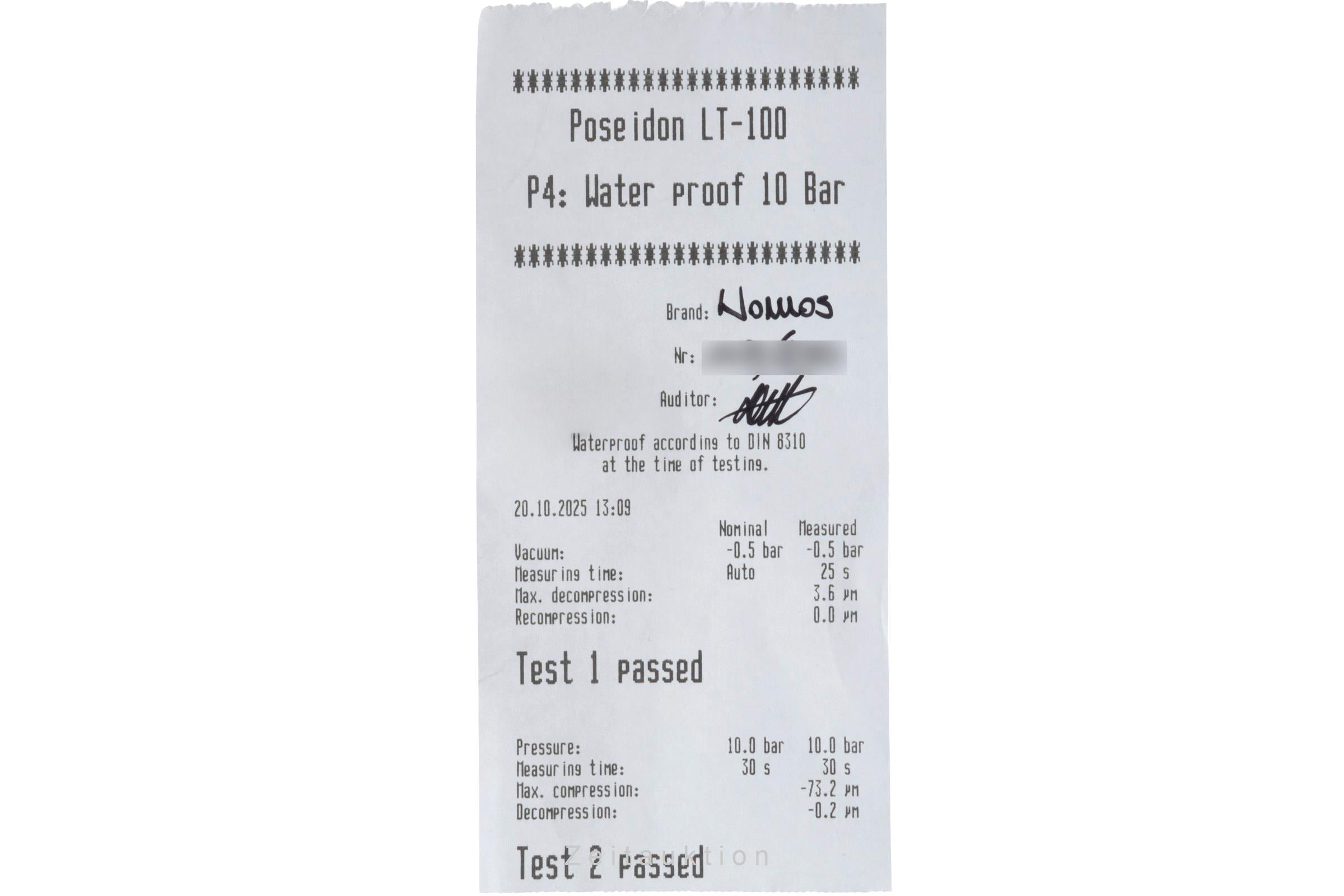 Nomos Ahoi acier automatique montre pour hommes 560.S1 Limited  [2505951]