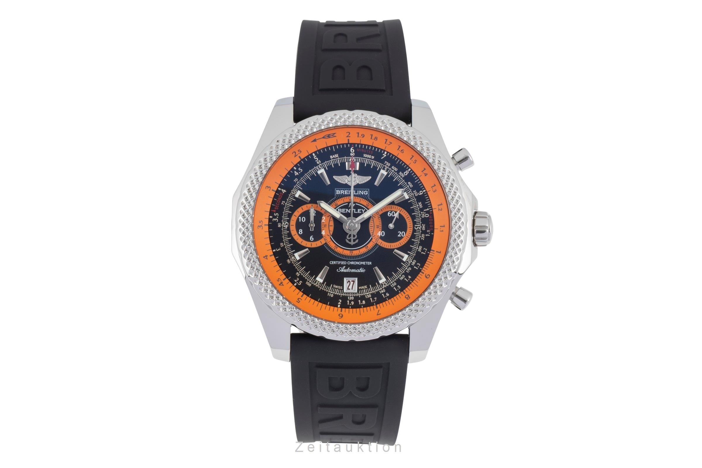 Breitling Bentley chronograph steel automatic Kal. B26 Ref. A26364