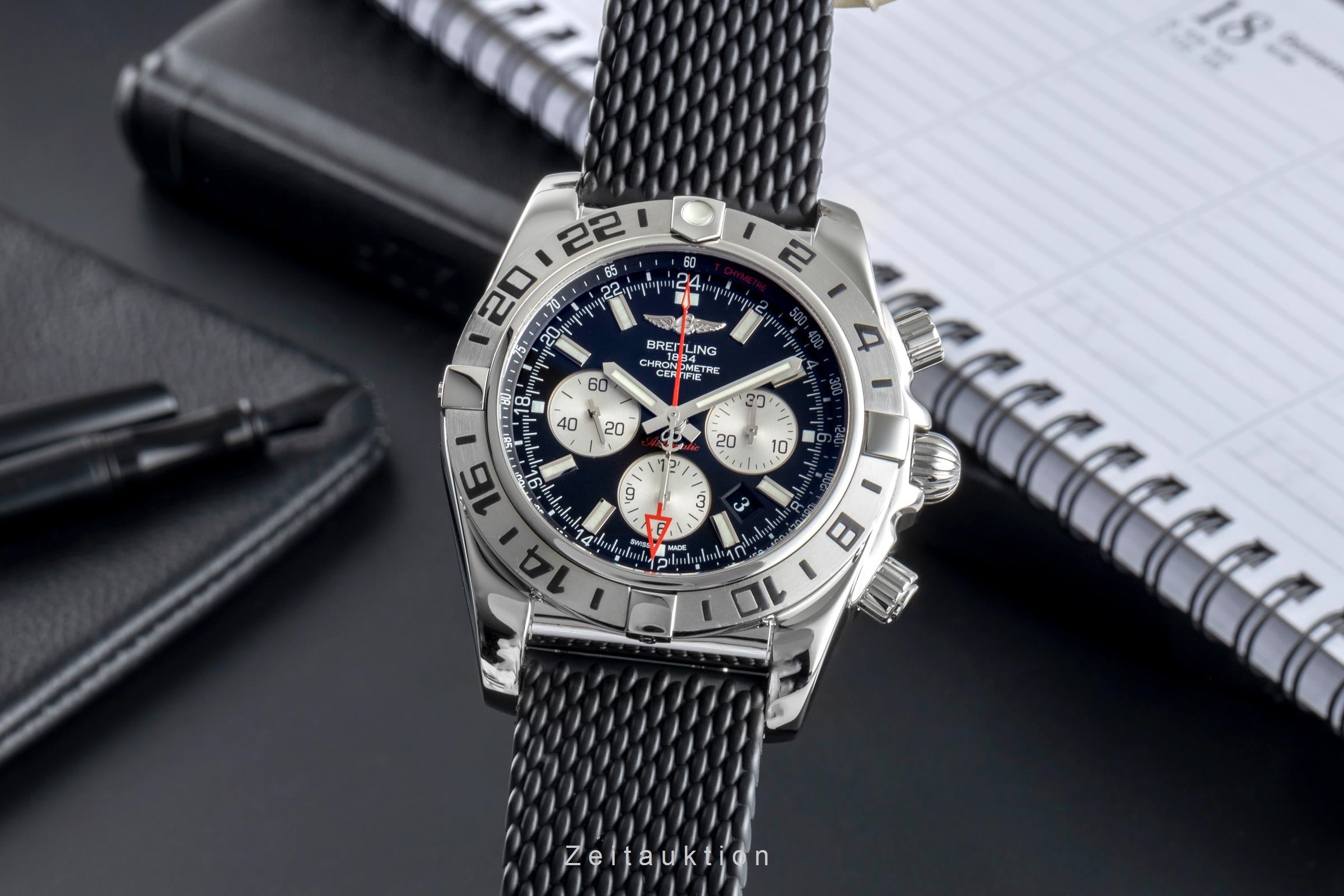 Breitling Chronomat 47 GMT chronographe acier automatique montre pour hommes AB0413B9/BD17  [2505954]