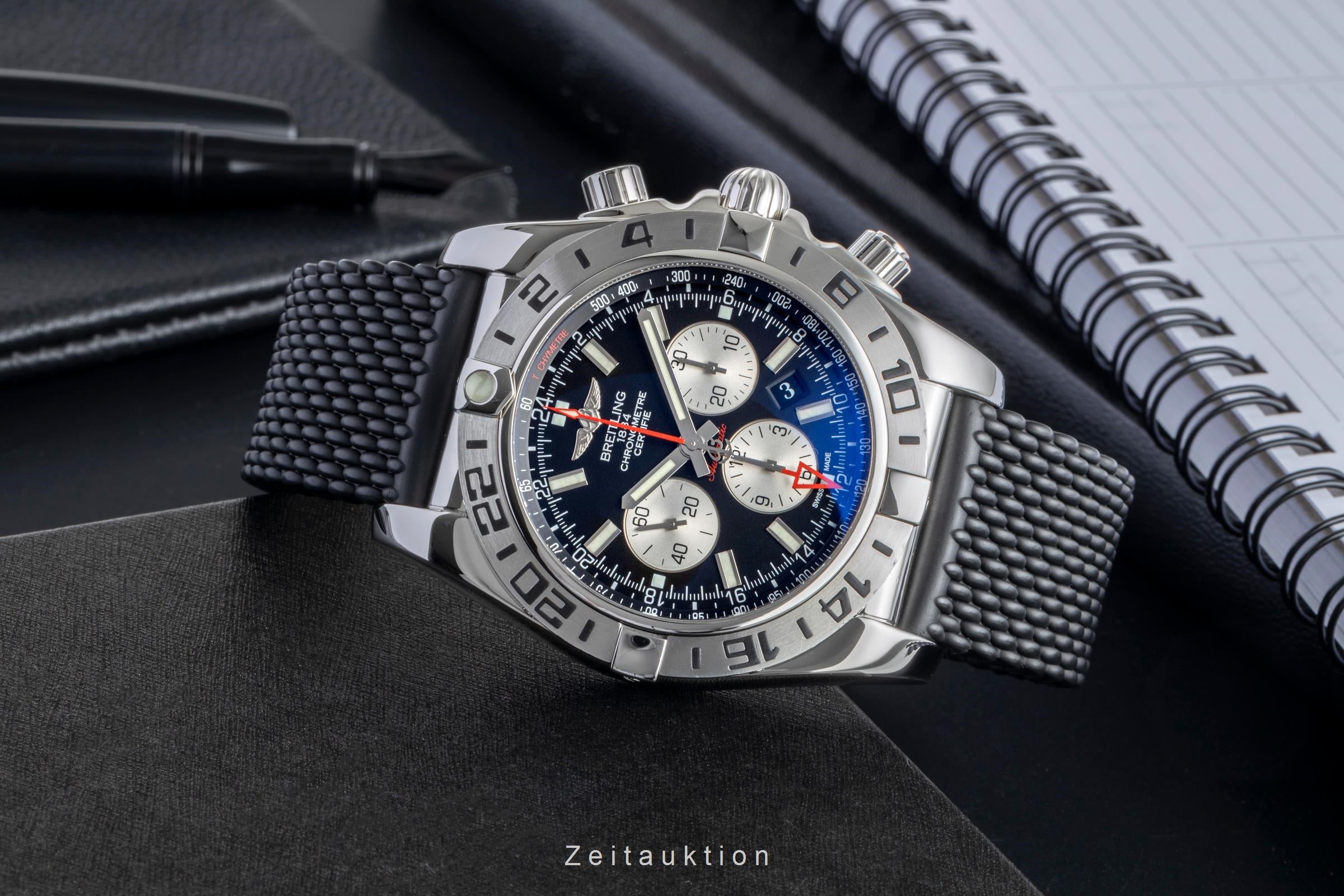 Breitling Chronomat 47 GMT cronografo acciaio automatismo orologio da uomo AB0413B9/BD17  [2505954]