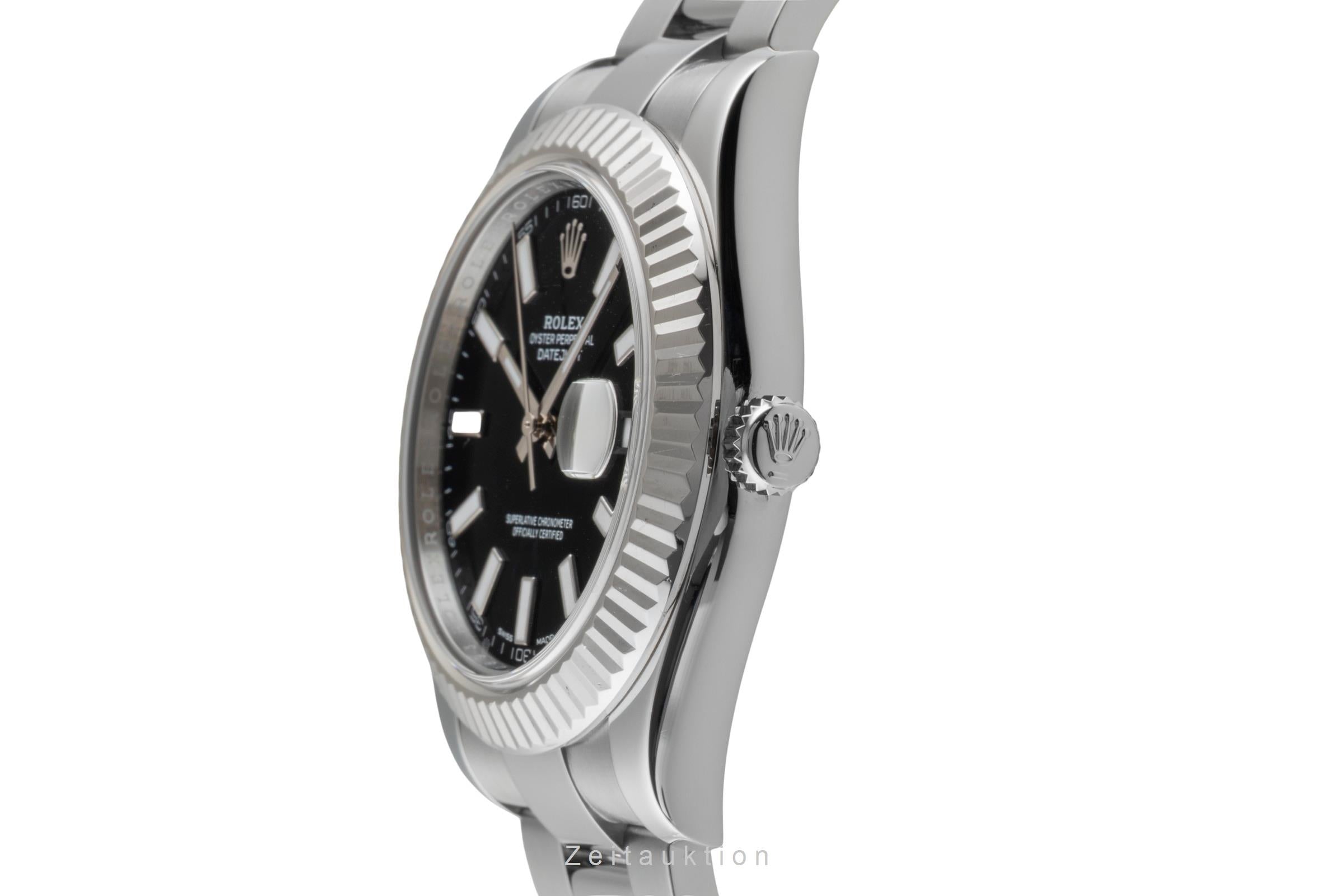 Rolex Datejust II Stahl / Weissgold Black Dial Automatik Herrenuhr Ref. 116334 [2505959]