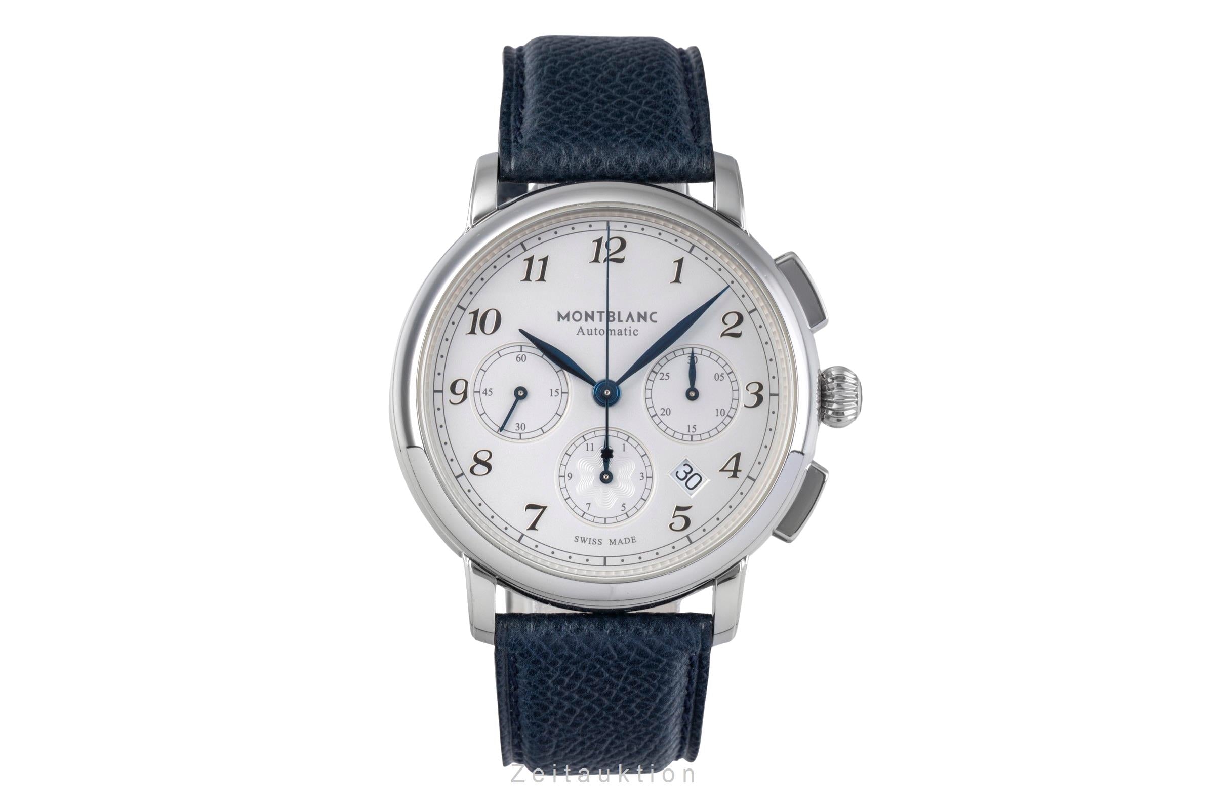 モンパ Montblanc Star Legacy chronograph steel automatic Kal. MB 4810.508