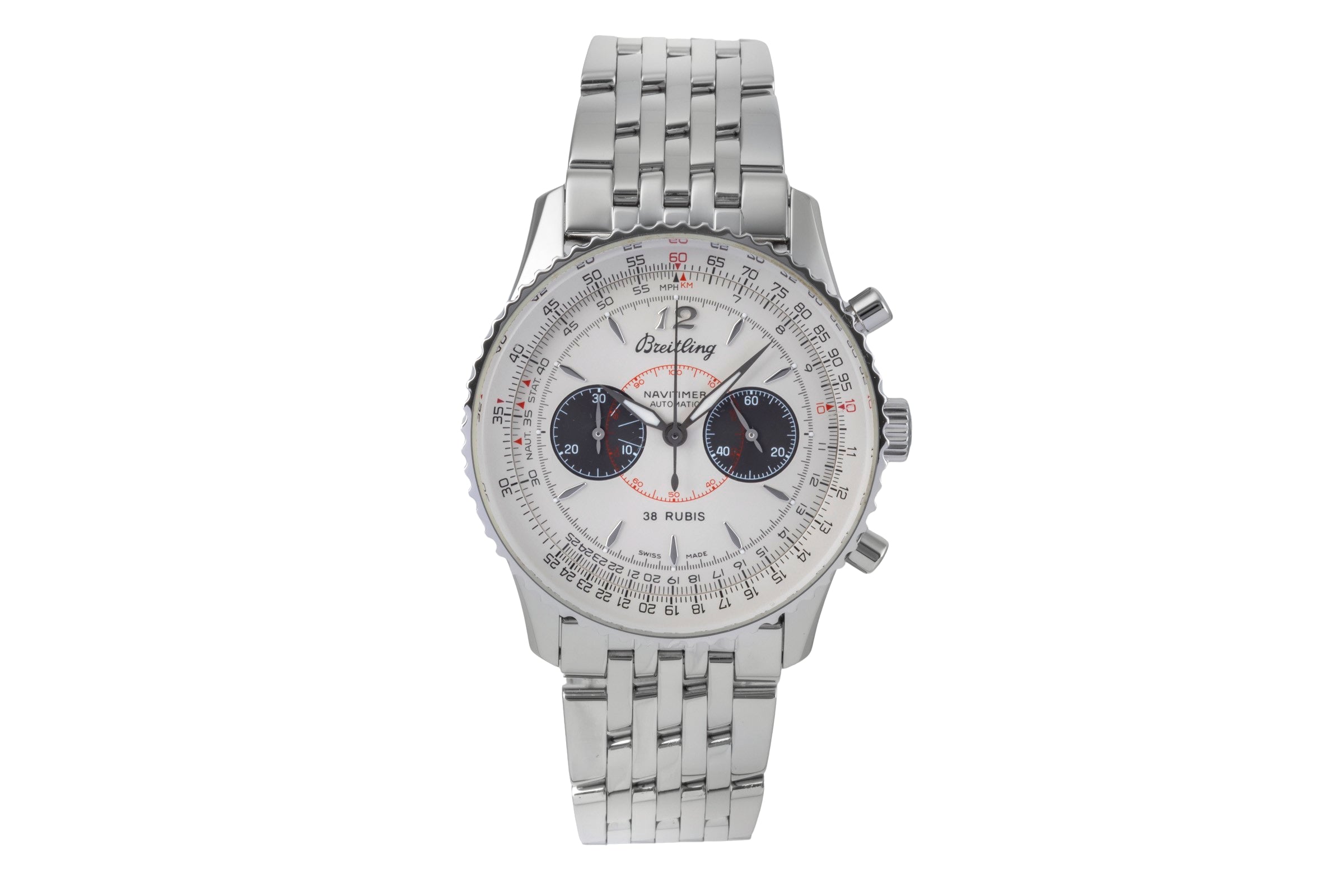 Breitling Navitimer chronograph steel automatic men's watch A47330 Limited  [2505969]