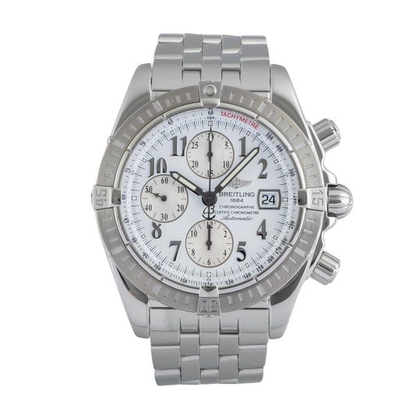 Breitling Evolution chronographe acier automatique montre pour hommes A13356  [2505970]