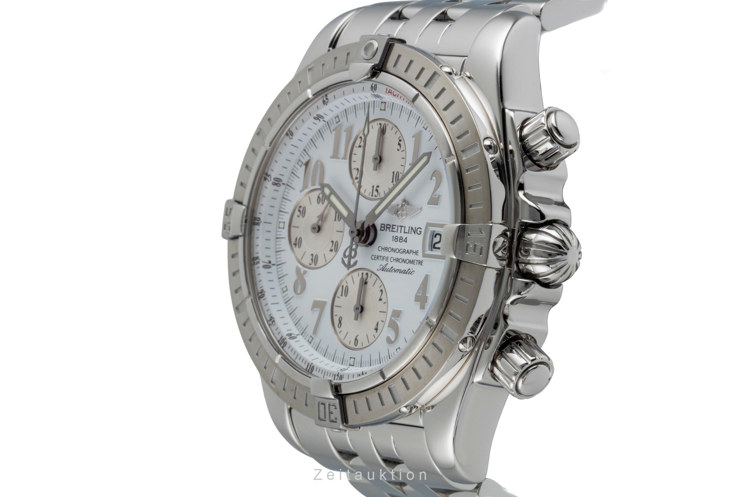 Breitling Evolution chronographe acier automatique montre pour hommes A13356  [2505970]