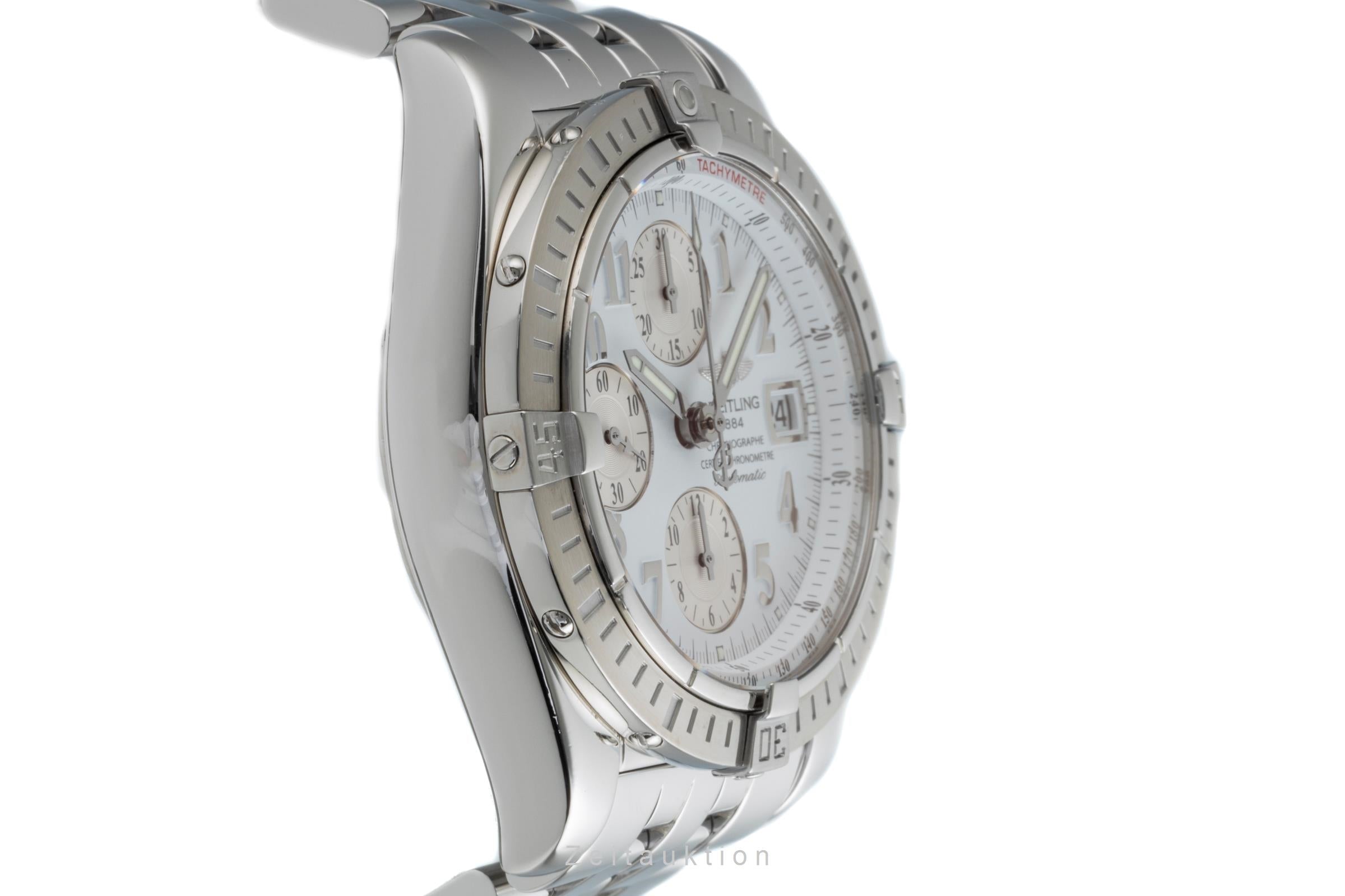 Breitling Evolution chronographe acier automatique montre pour hommes A13356  [2505970]