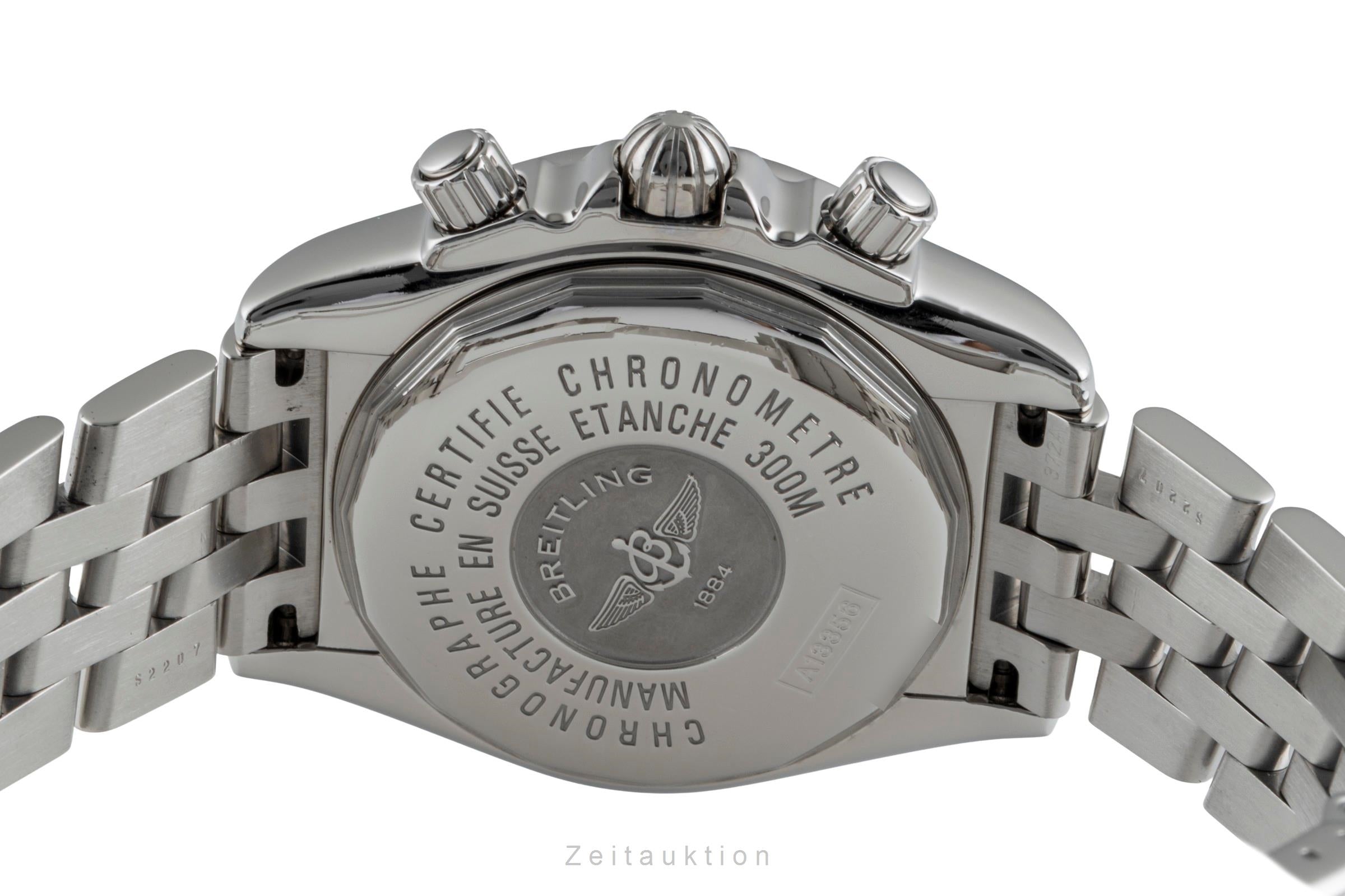 Breitling Evolution chronographe acier automatique montre pour hommes A13356  [2505970]