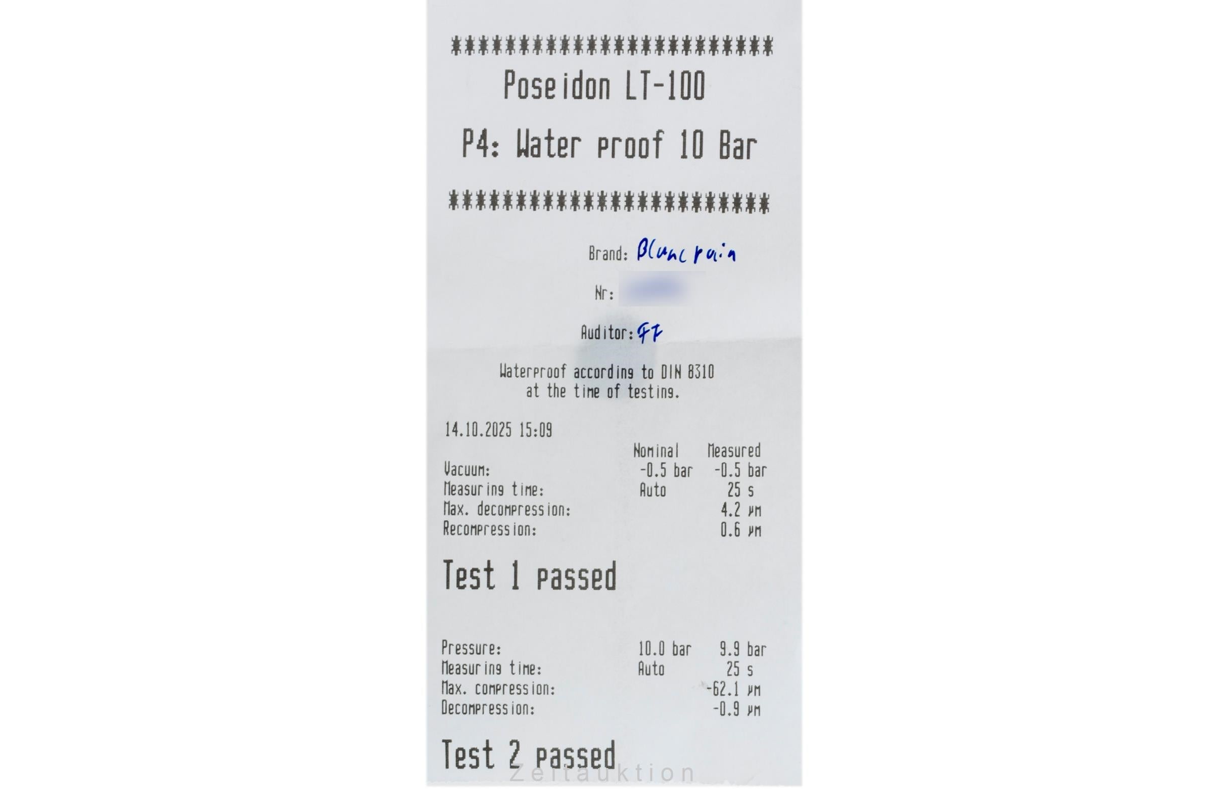 Blancpain Fifty Fathoms céramique automatique montre pour hommes 5000-0240-NAOA  [2505971]