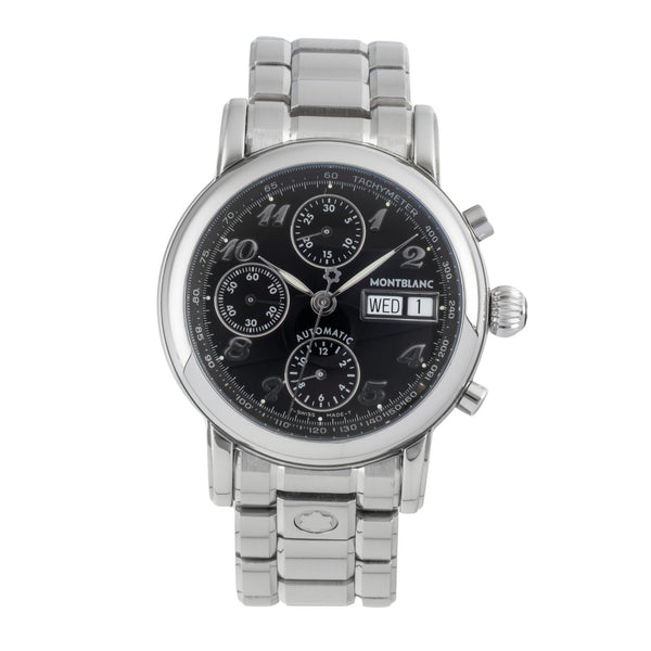 Montblanc Meisterstück cronografo acciaio automatismo orologio da uomo 7016  [2505972]
