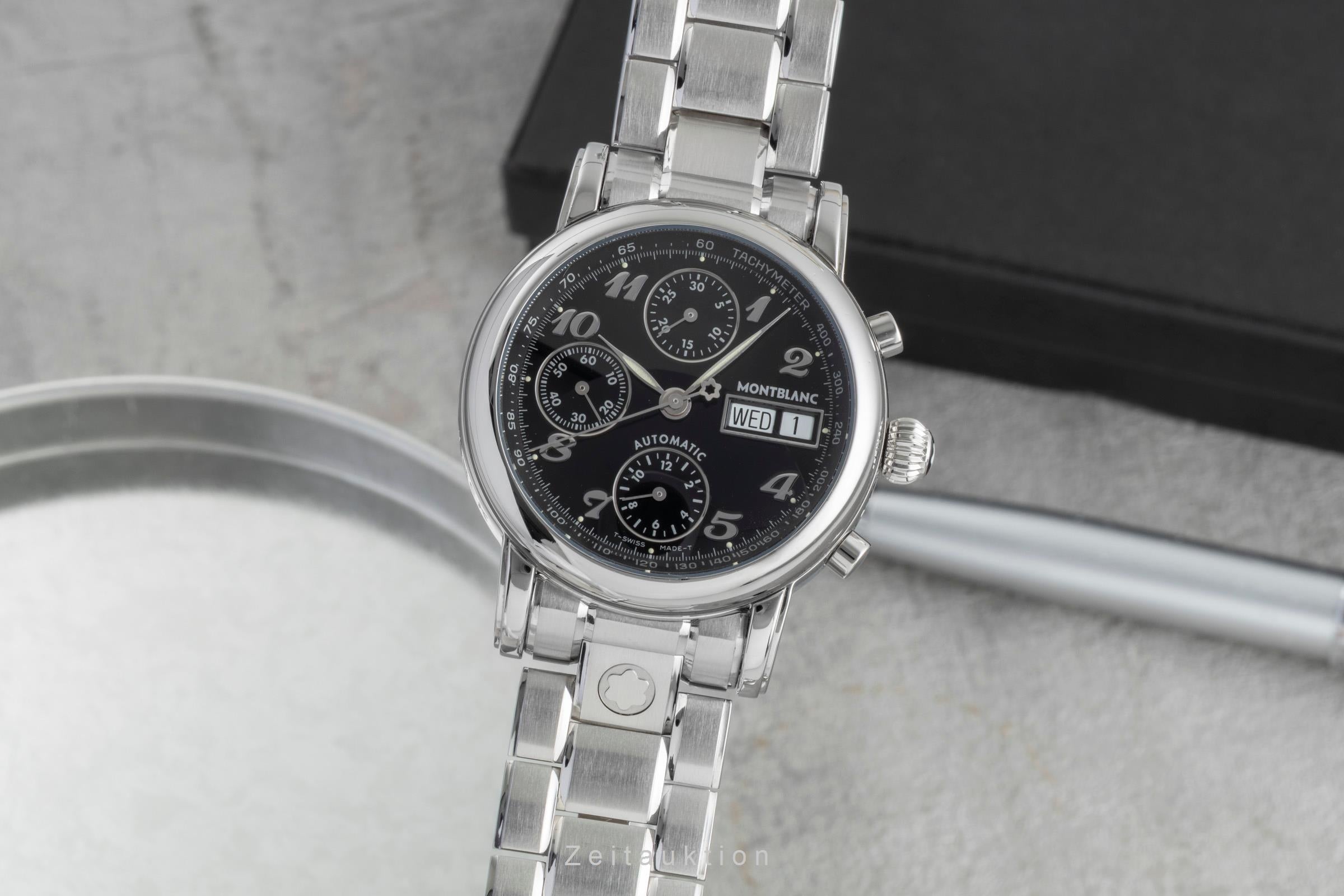 Montblanc Meisterstück chronograph steel automatic Kal. MB