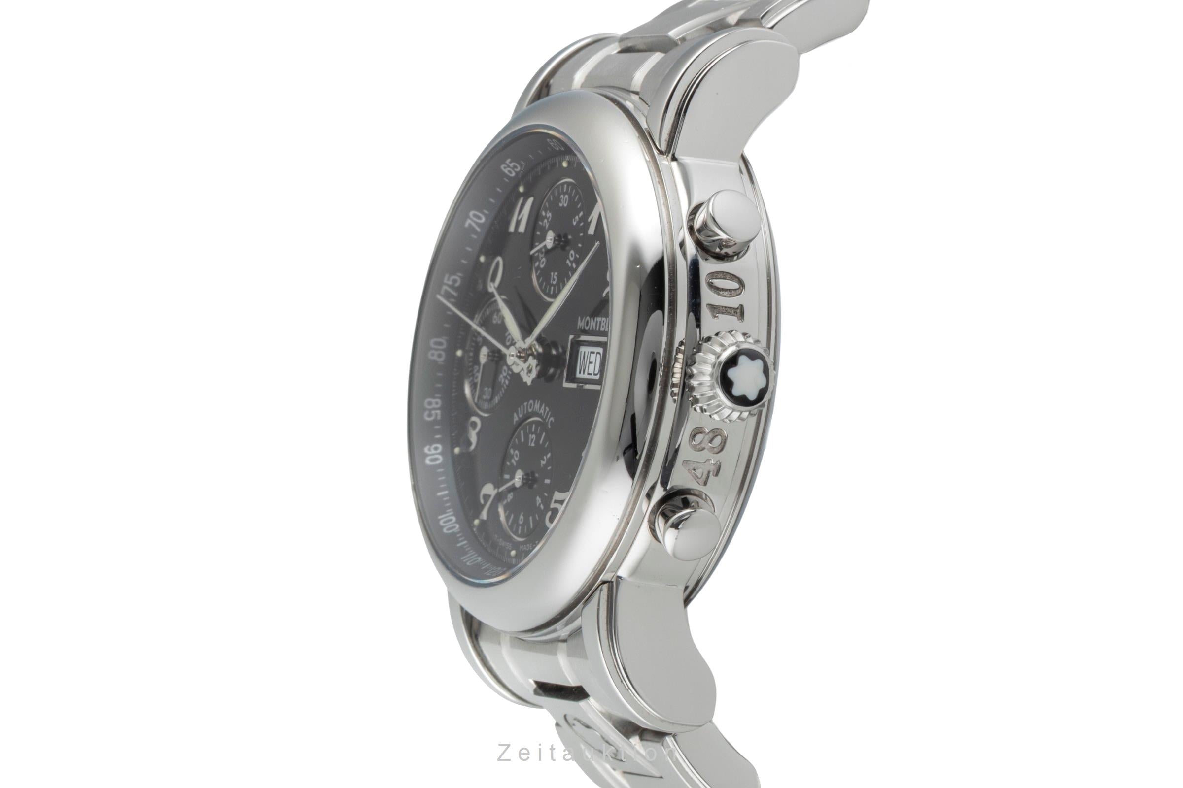 Montblanc Meisterstück cronografo acciaio automatismo orologio da uomo 7016  [2505972]