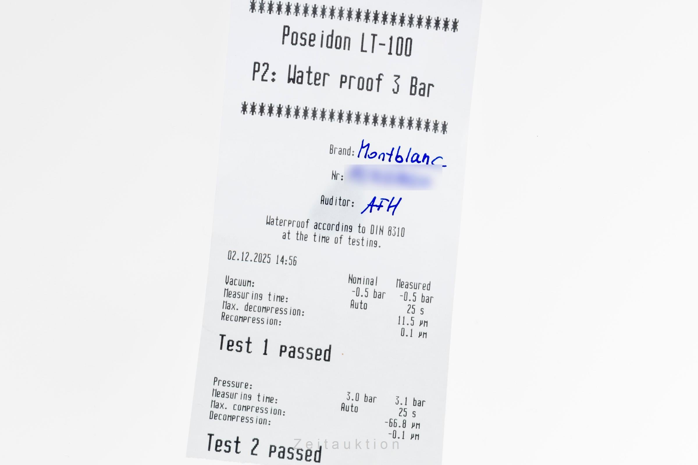 Montblanc Meisterstück cronografo acciaio automatismo orologio da uomo 7016  [2505972]