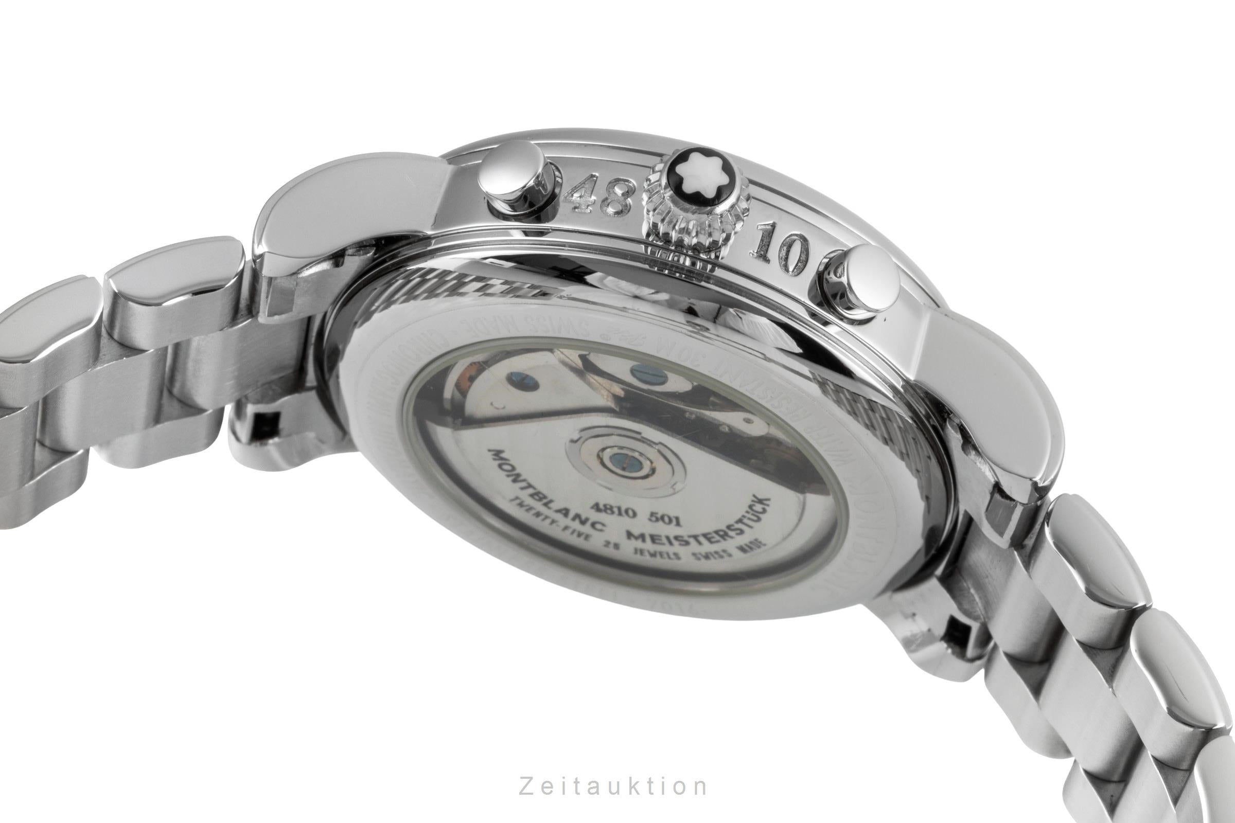 Montblanc Meisterstück cronografo acciaio automatismo orologio da uomo 7016  [2505972]
