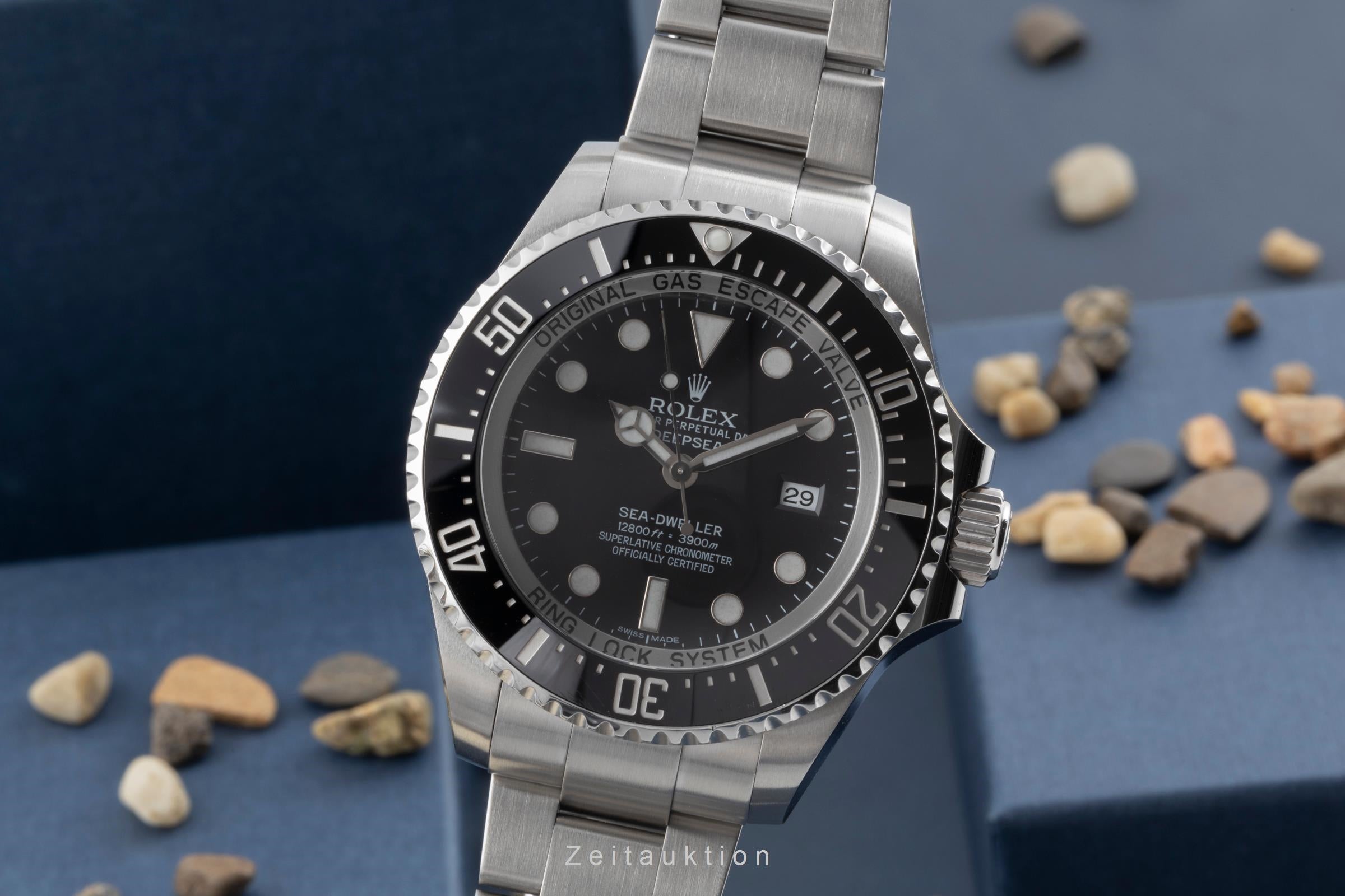 Rolex Sea-Dweller Deepsea Black Dial Oyster Stahl Automatik Ref. 116660 B&P 2012 [2505973]