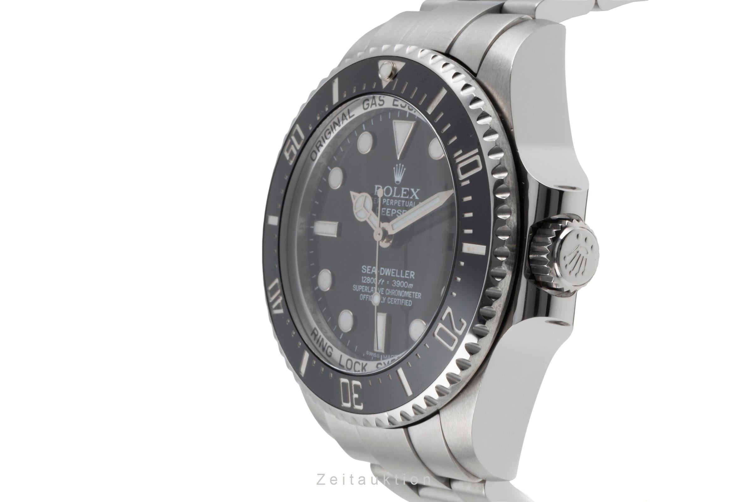 Rolex Sea-Dweller Deepsea Black Dial Oyster Stahl Automatik Ref. 116660 B&P 2012 [2505973]