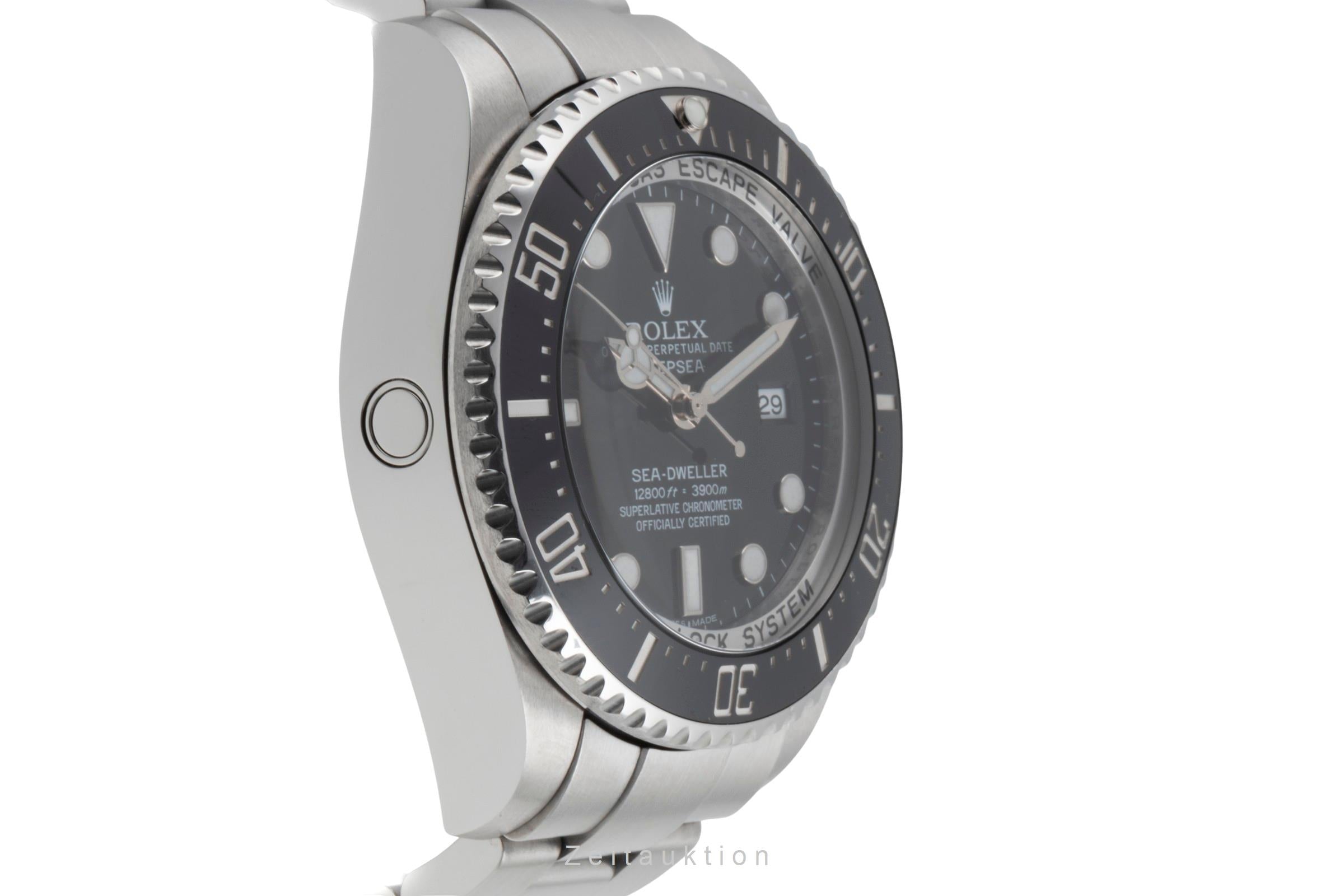 Rolex Sea-Dweller Deepsea Black Dial Oyster Stahl Automatik Ref. 116660 B&P 2012 [2505973]