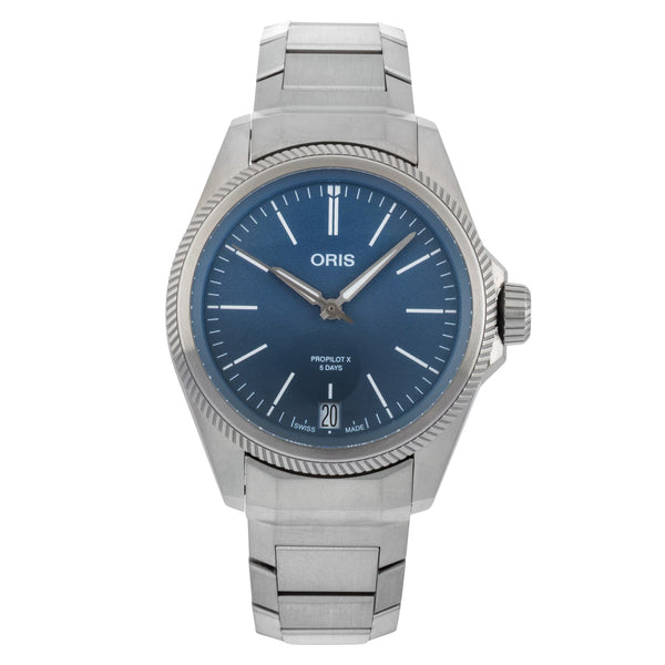 Oris ProPilot X Titan Automatik Herrenuhr Ref. 01 400 7778 7155 Box & Papiere  [2505975]