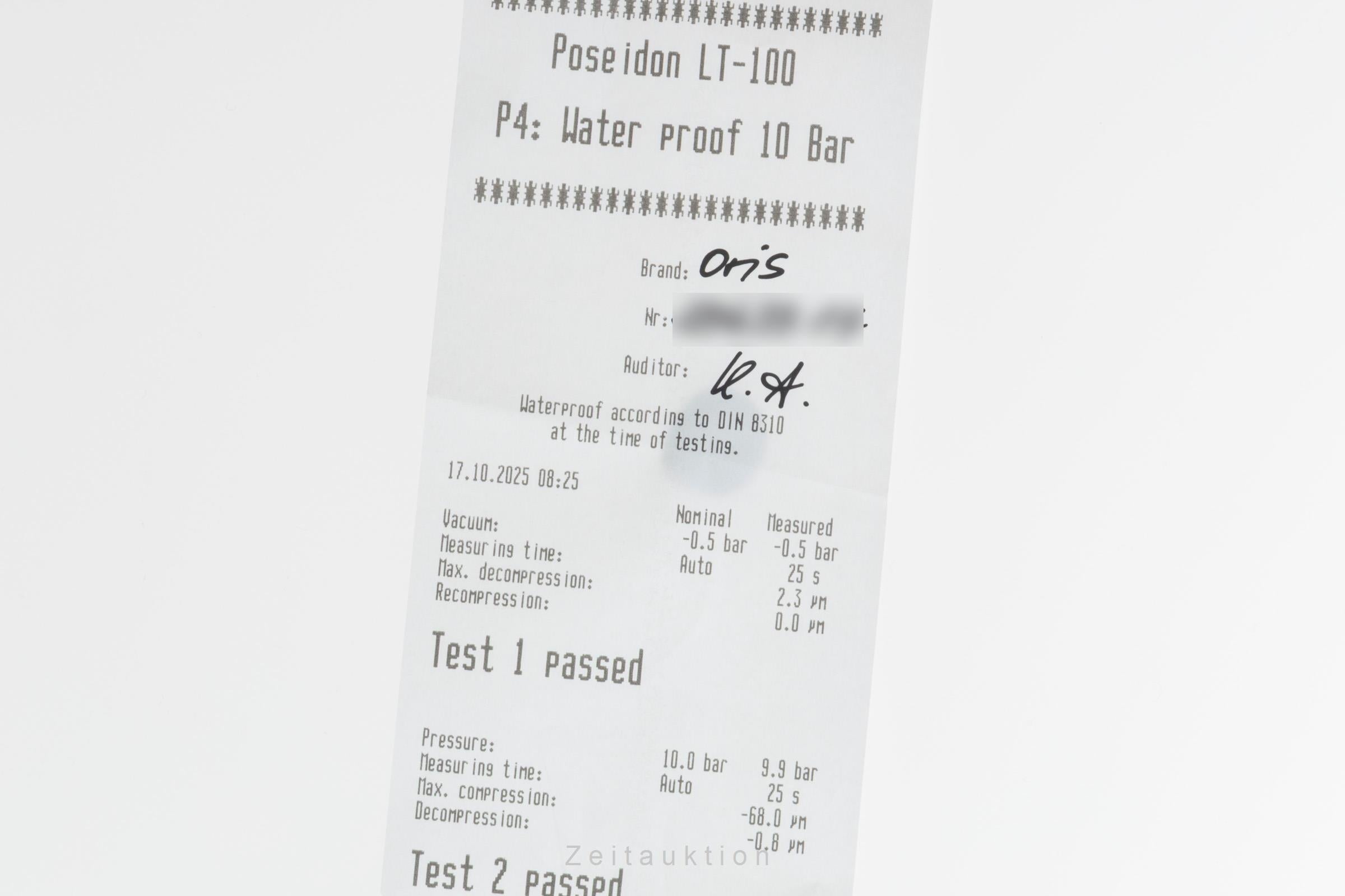 Oris ProPilot X Titan Automatik Herrenuhr Ref. 01 400 7778 7155 Box & Papiere  [2505975]