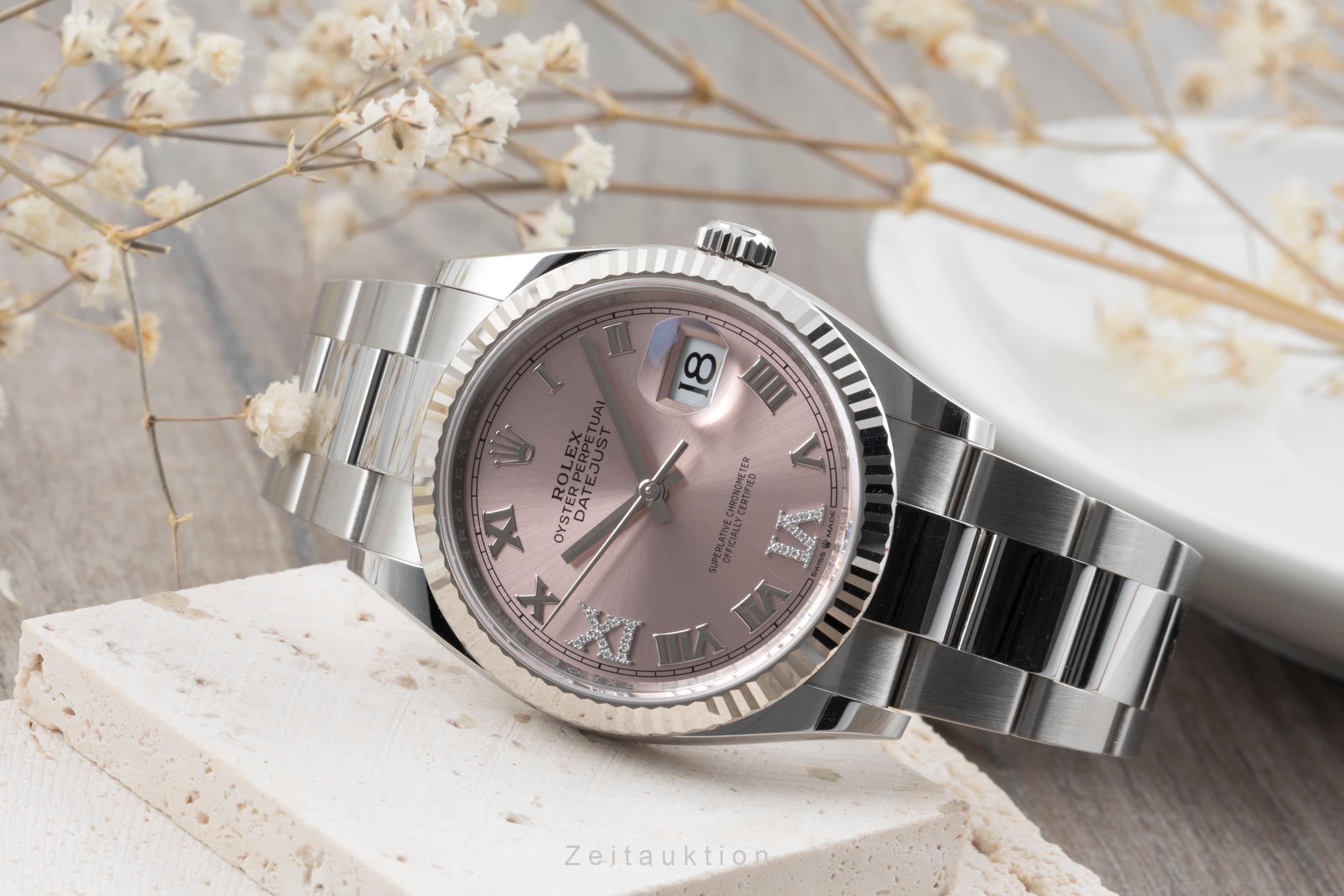 Rolex Datejust acero oro blanco automático 3235 126234