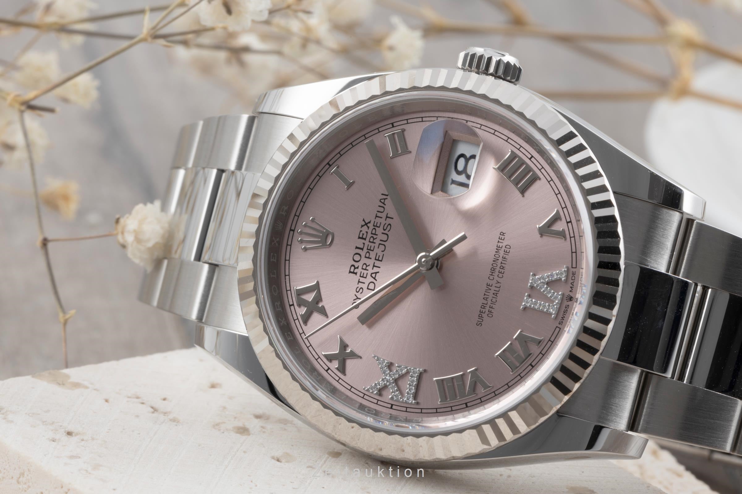 Rolex Datejust acciaio / oro bianco automatismo orologio da donna 126234  [2505976]