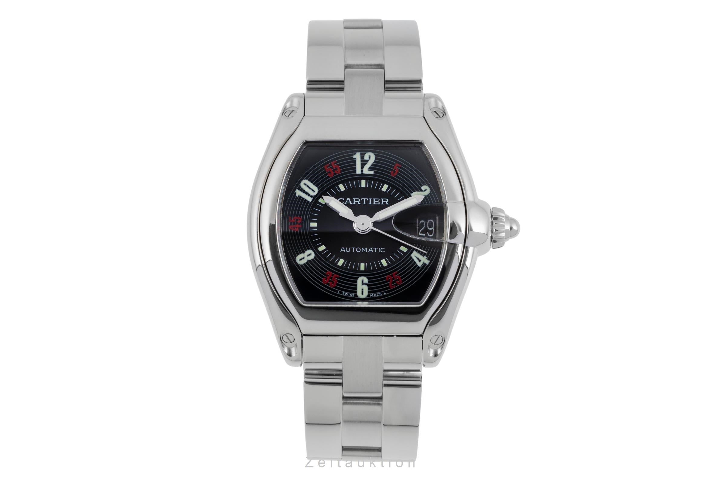 Cartier Roadster acero automático reloj para caballeros W62002V3  [2505977]