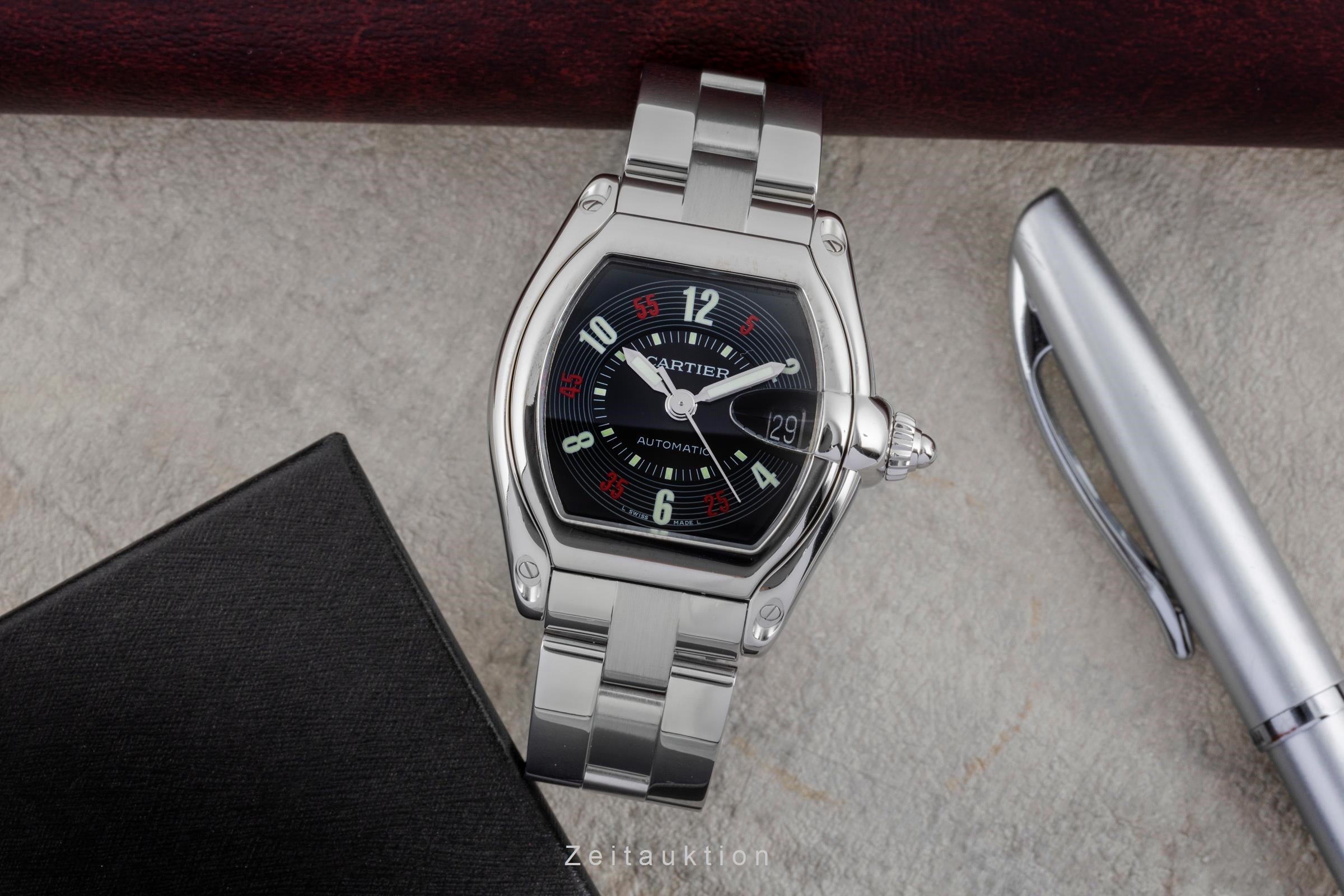 Cartier Roadster acero automático reloj para caballeros W62002V3  [2505977]