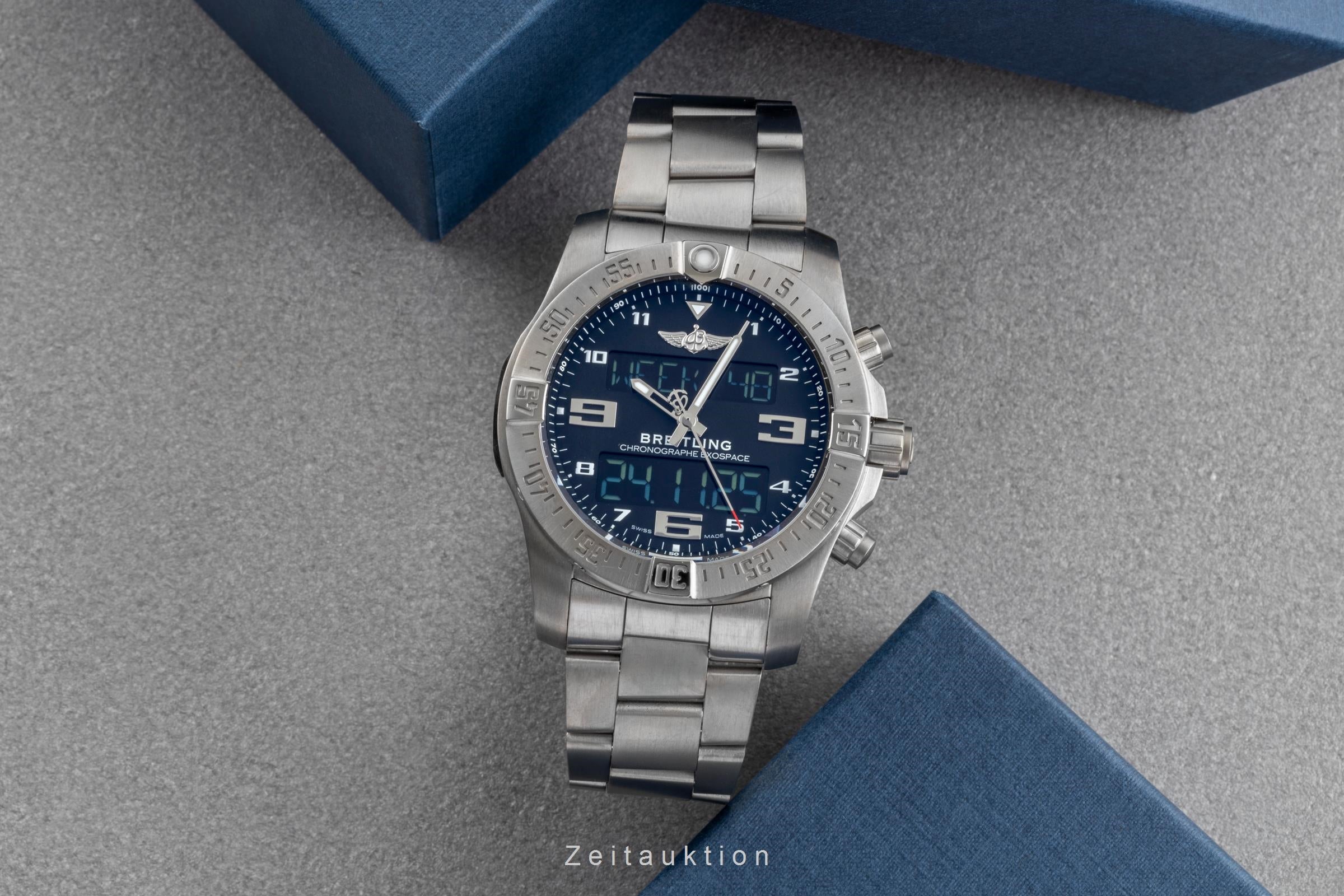 Breitling Exospace chronographe titane  quartz montre pour hommes EB5510H1/BE79  [2505980]