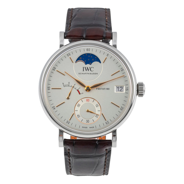 IWC Portugieser acciaio carica manuale orologio da uomo IW516401 LP: 14500EUR  [2505984]