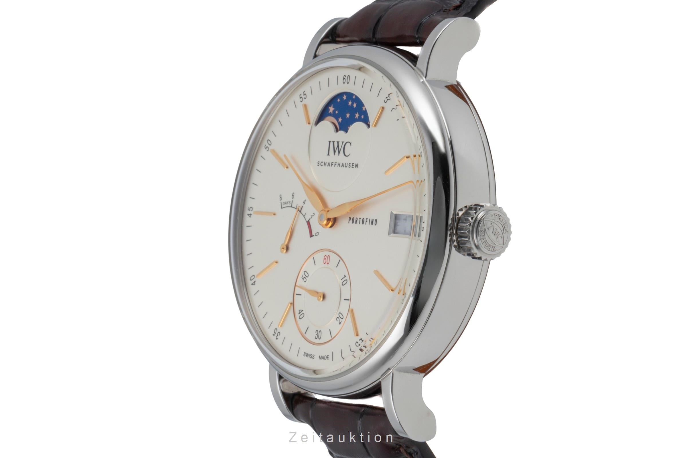 IWC Portugieser acciaio carica manuale orologio da uomo IW516401 LP: 14500EUR  [2505984]