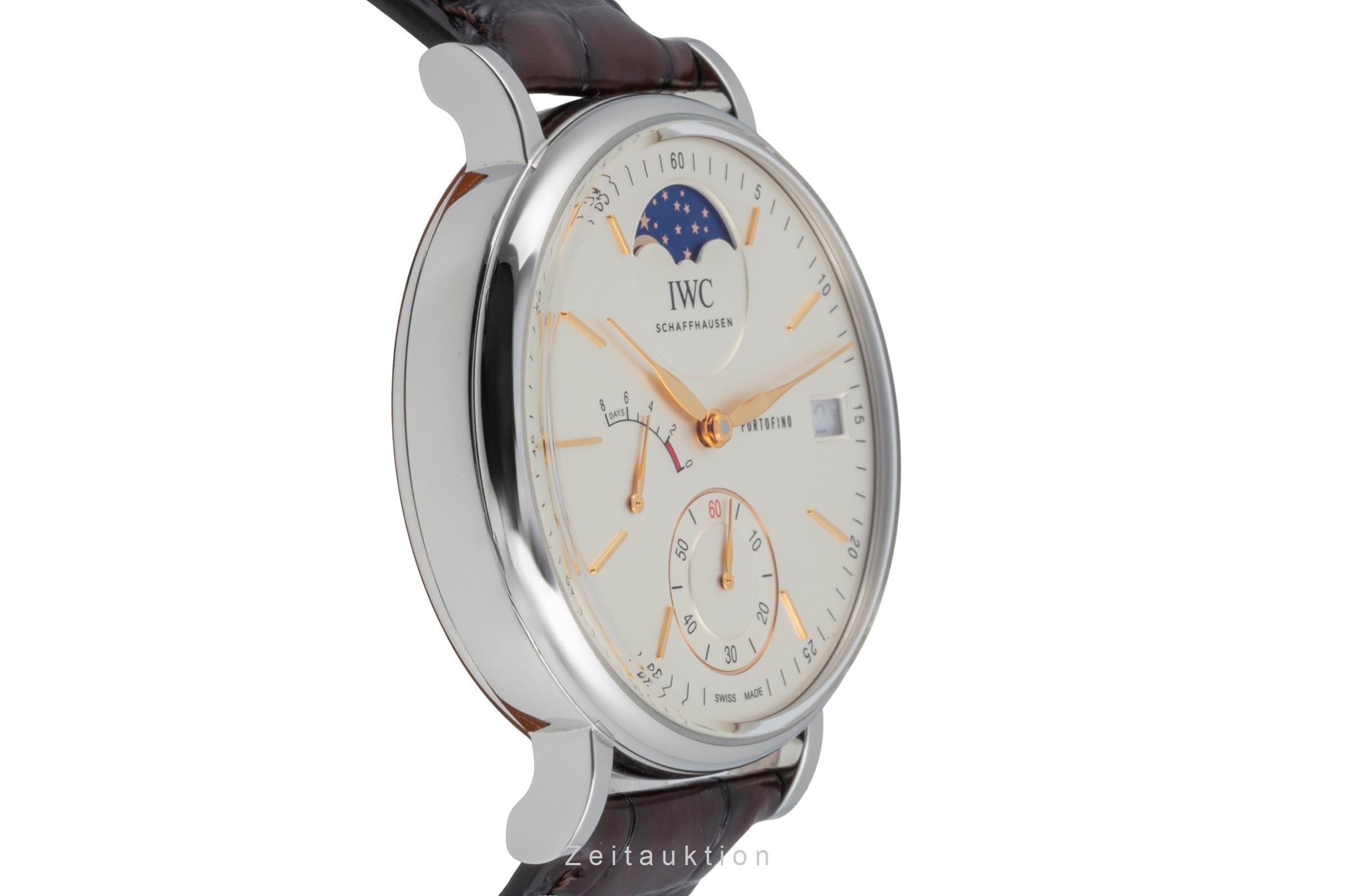 IWC Portugieser acciaio carica manuale orologio da uomo IW516401 LP: 14500EUR  [2505984]