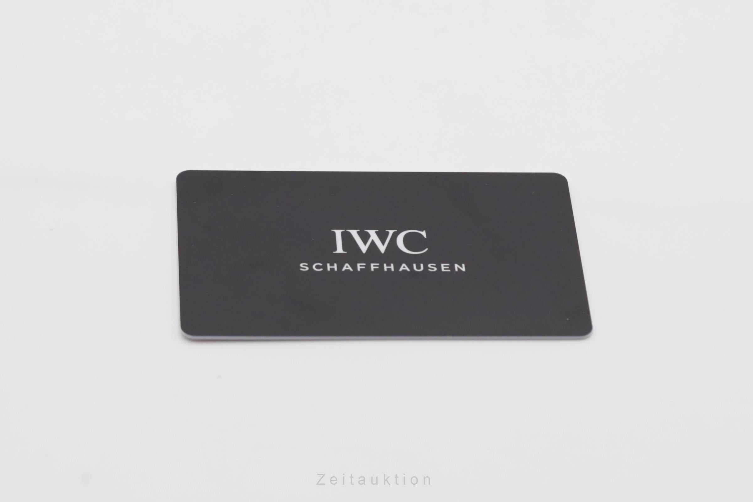 IWC Portugieser acciaio carica manuale orologio da uomo IW516401 LP: 14500EUR  [2505984]