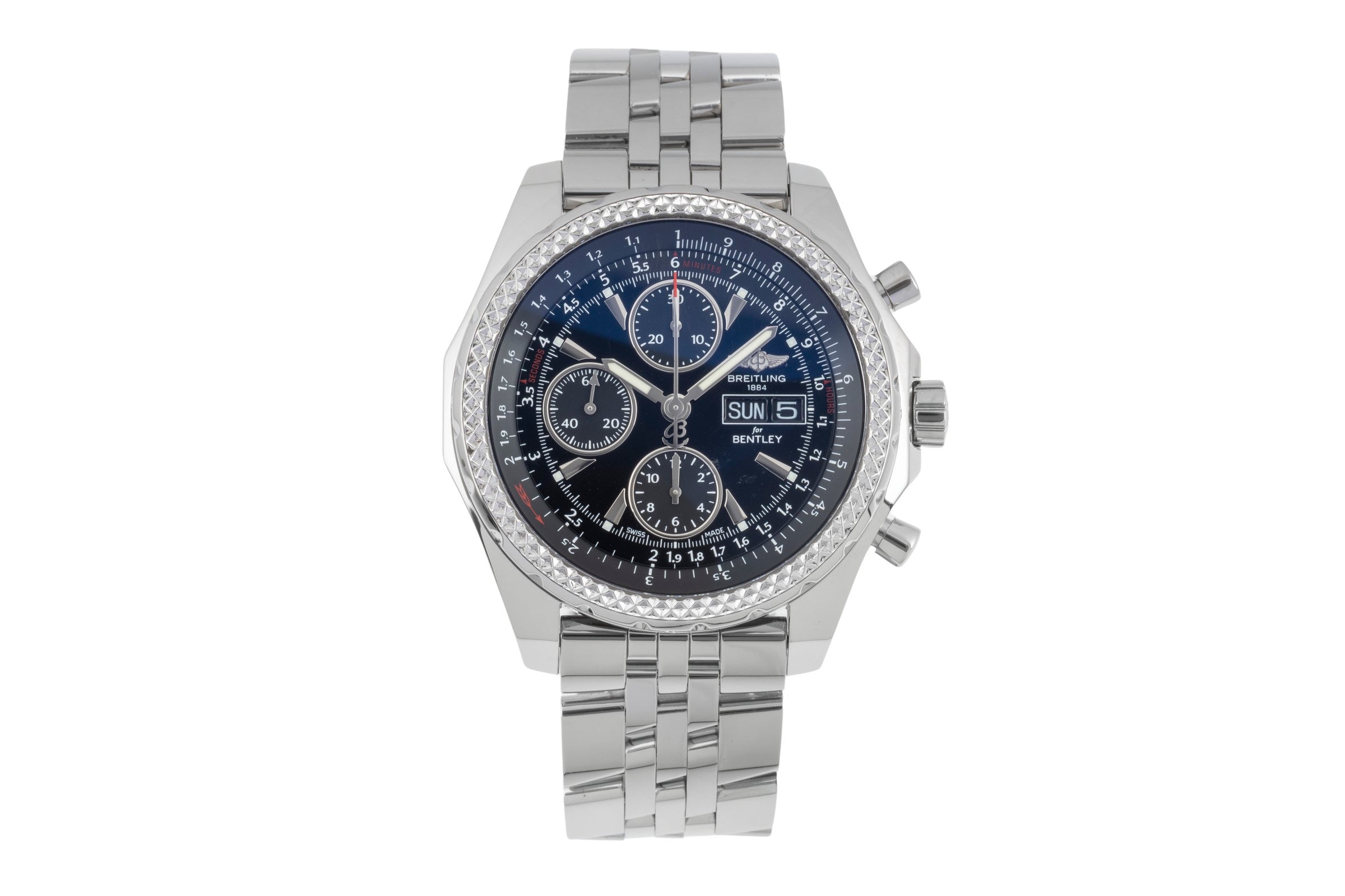 Breitling Bentley GT chronograph steel automatic men's watch A1336224/BB57  [2505986]