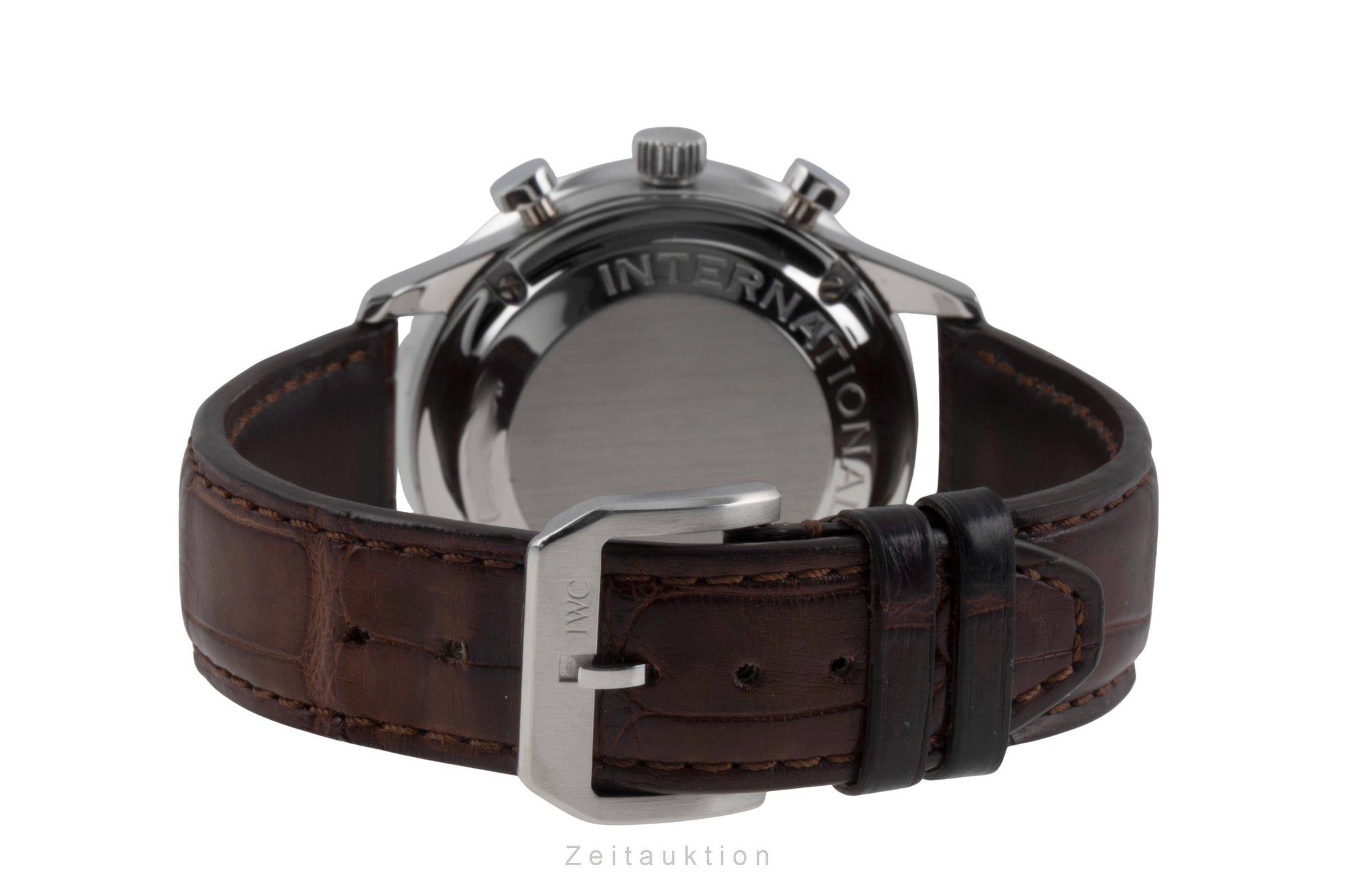 IWC Portugieser chronograph steel manual winding men's watch IW371202  [2505987]