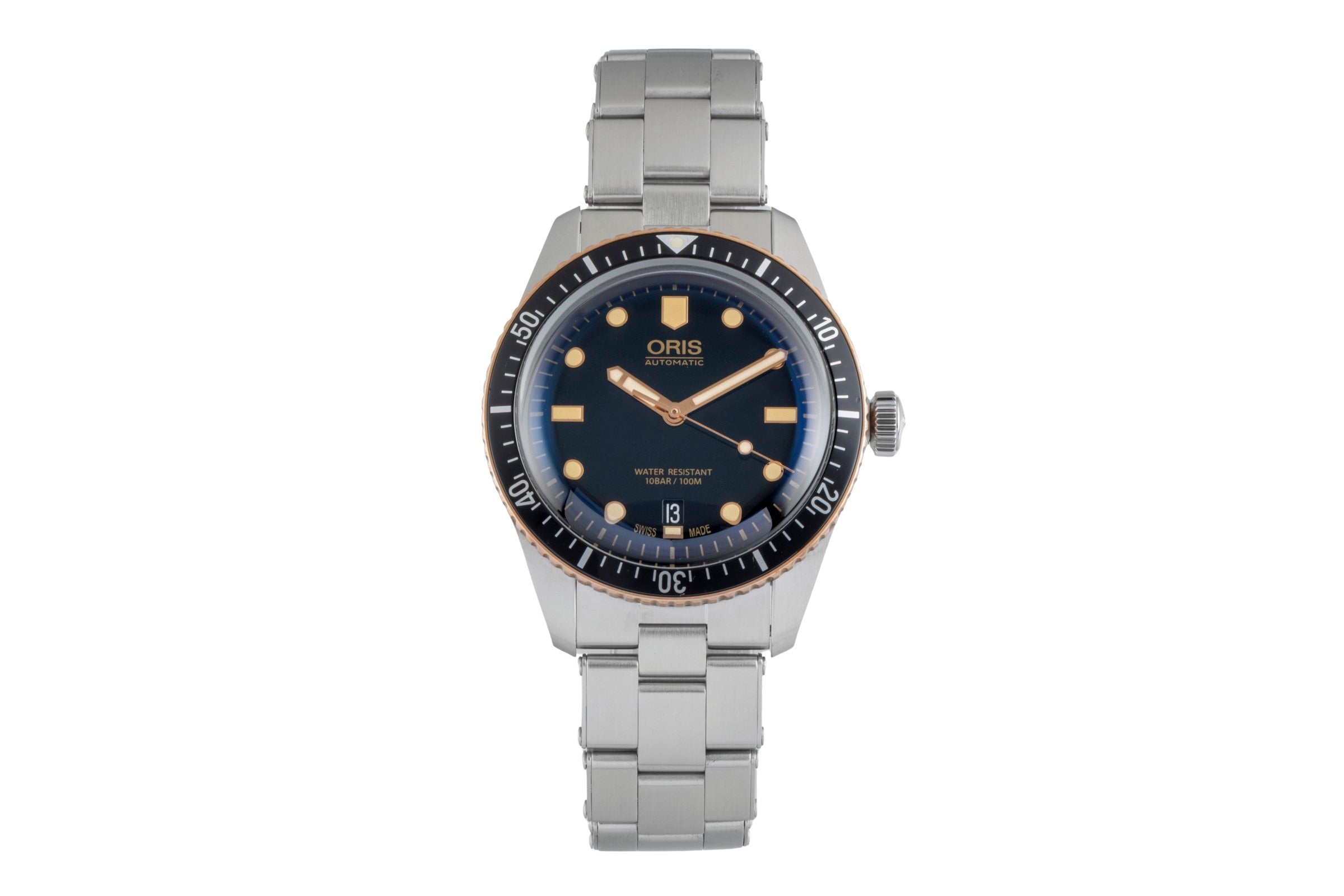 Oris Divers Sixty-Five acier / bronze automatique montre pour hommes 01 733 7707 4354 LP: 2550EUR  [2505990]