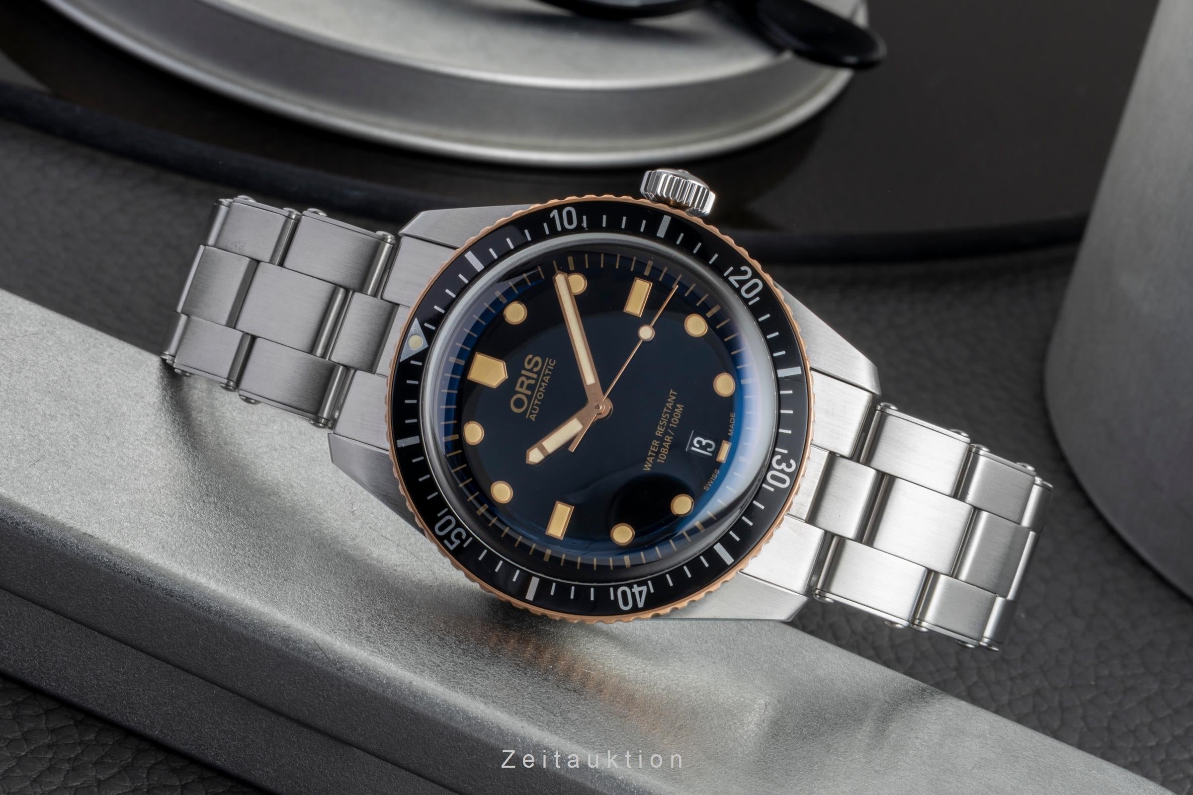 Oris Divers Sixty-Five steel / bronze automatic Kal. 733 Ref. 01