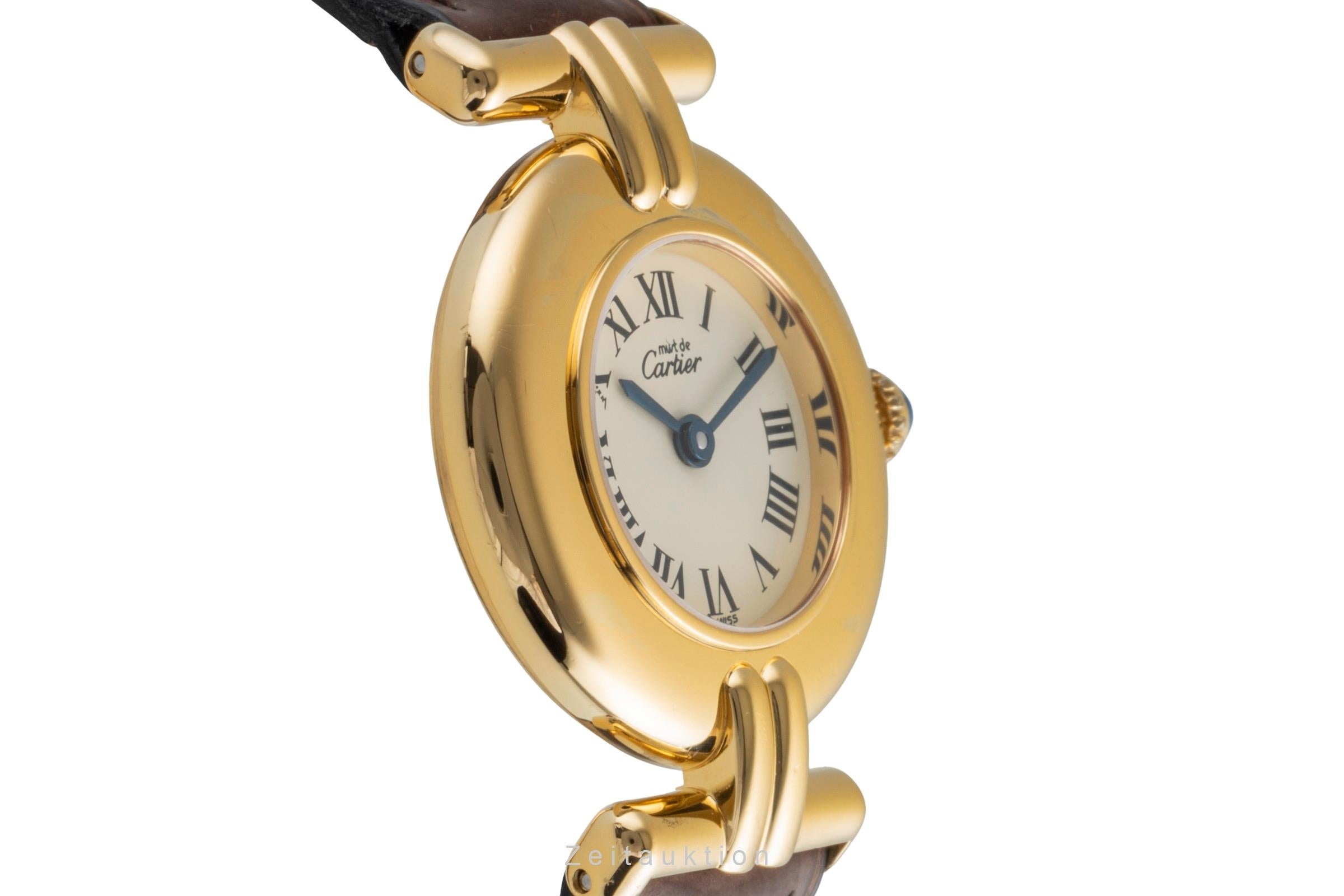 Cartier Colisée must de Cartier Vermeil "Ivory Roman Dial" Ref. 590002  [2505991]