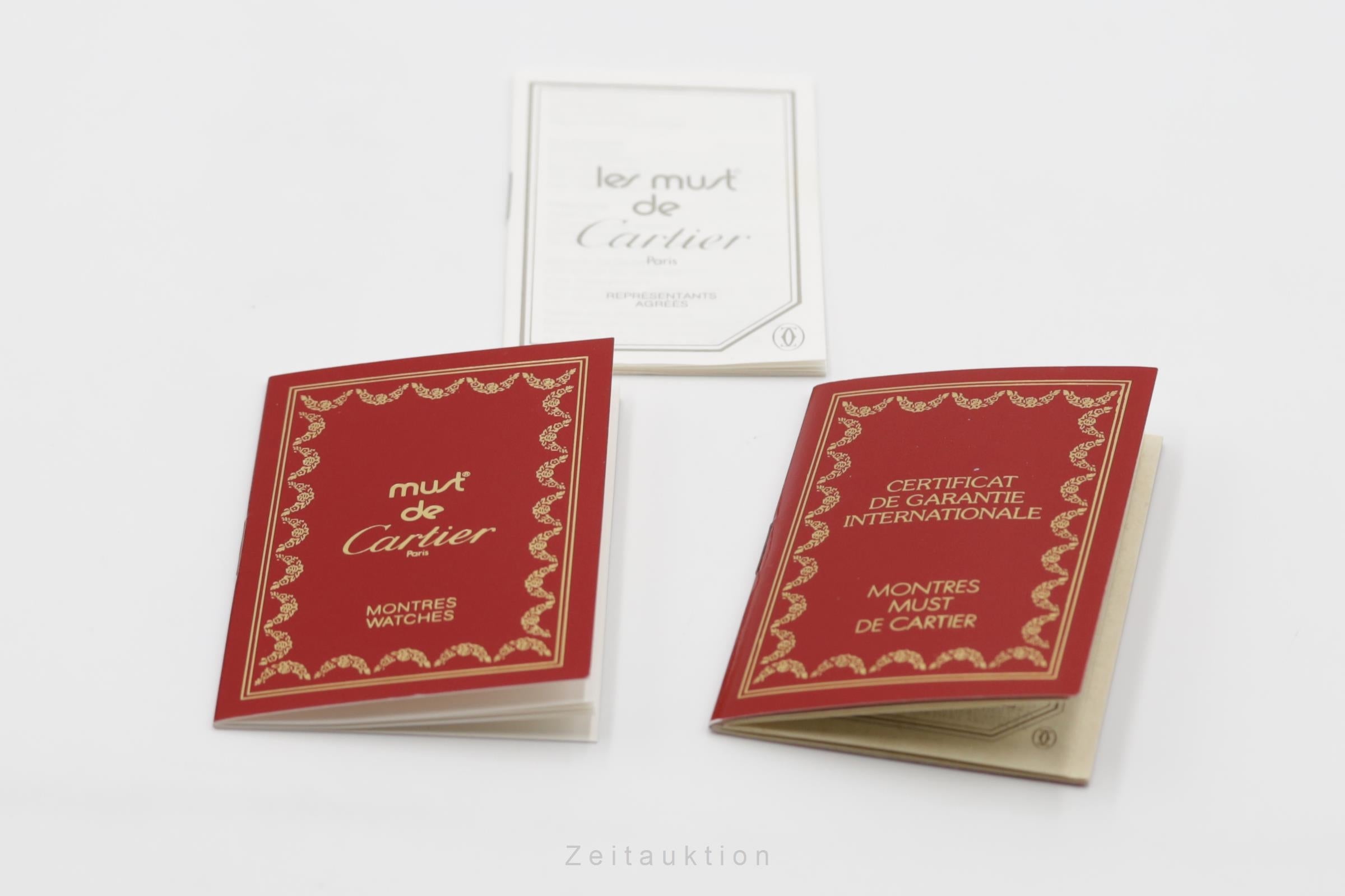 Cartier Colisée must de Cartier Vermeil "Ivory Roman Dial" Ref. 590002  [2505991]