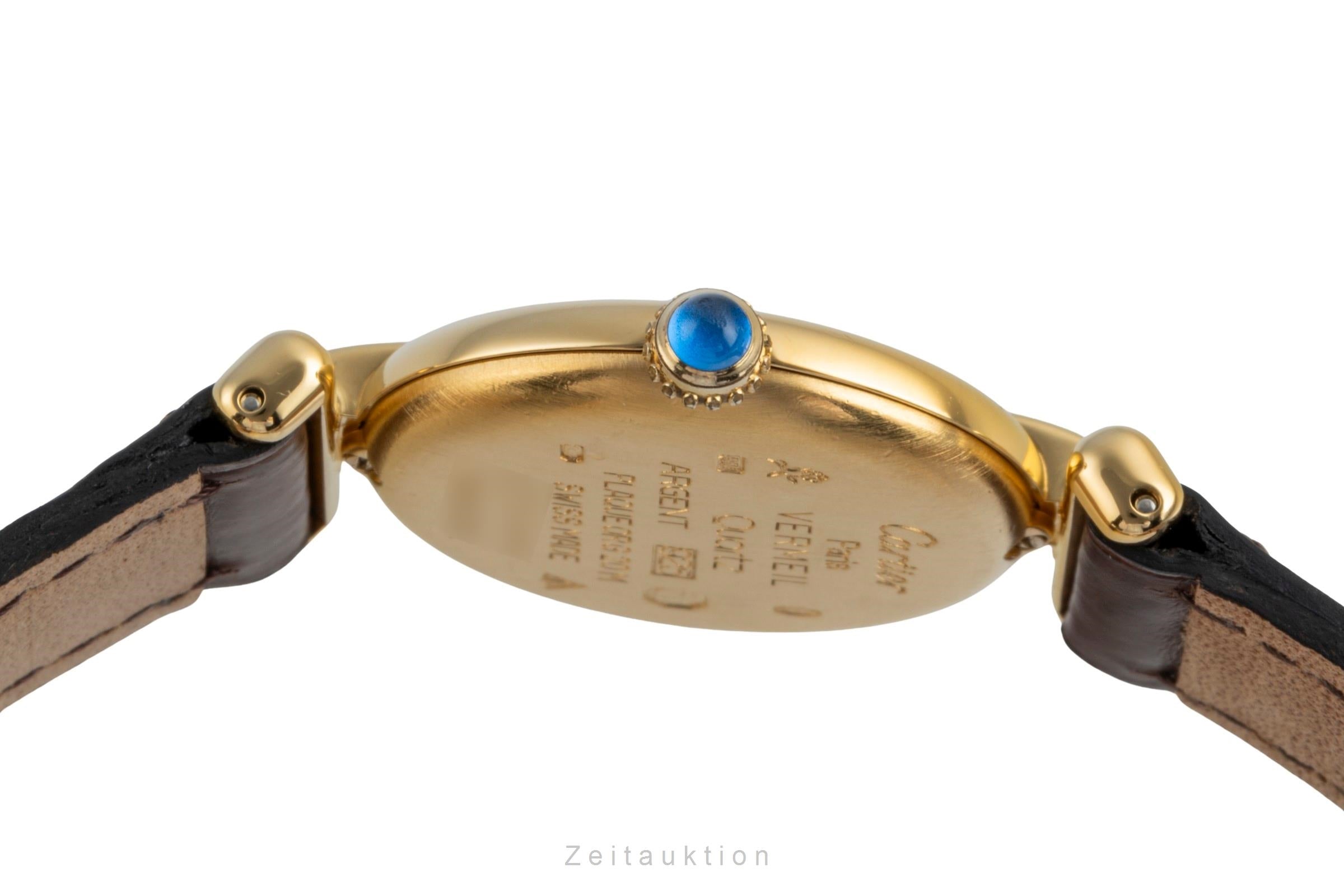 Cartier Colisée must de Cartier Vermeil "Ivory Roman Dial" Ref. 590002  [2505991]