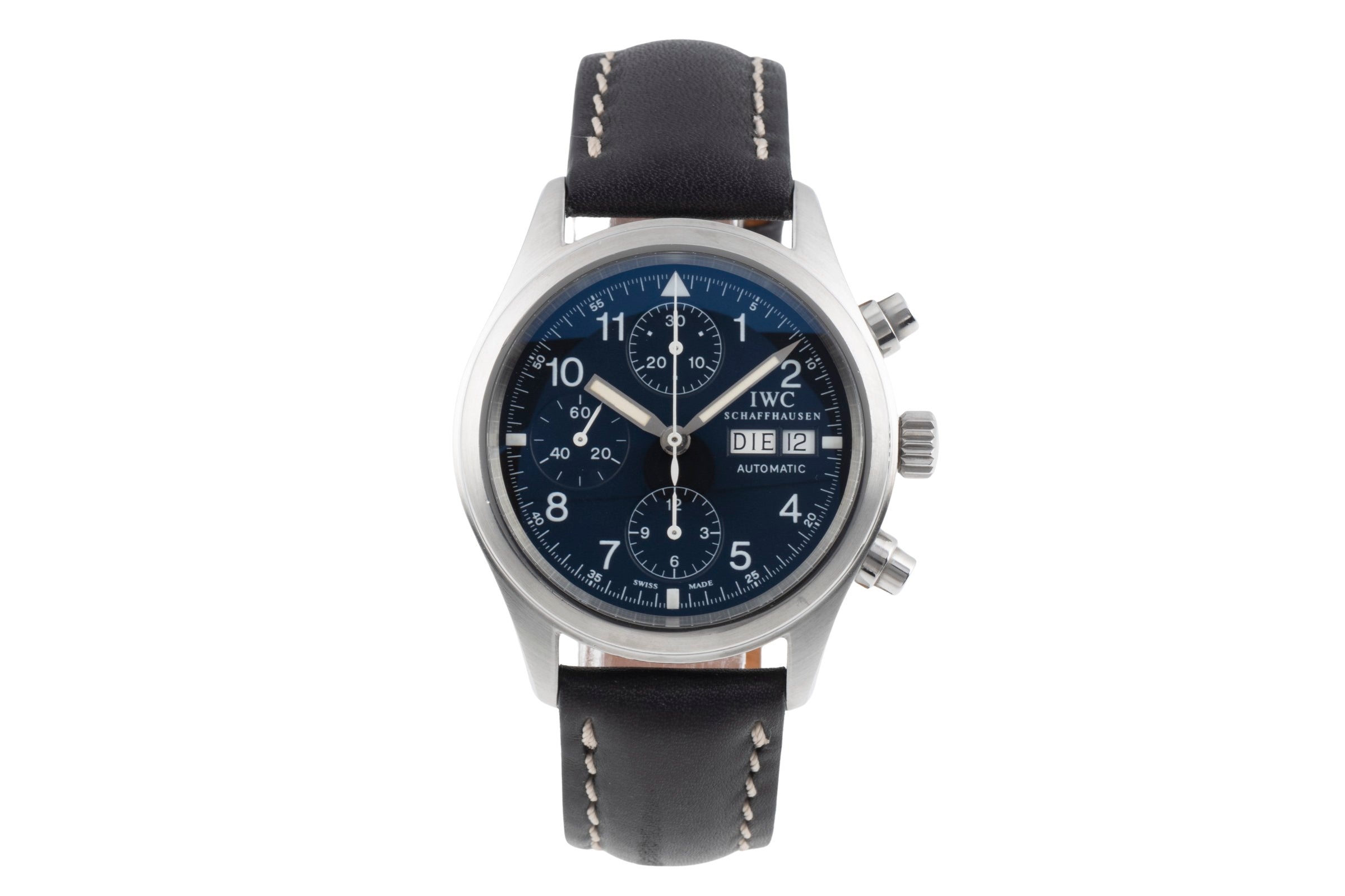 IWC Fliegerchronograph chronograph steel automatic men's watch IW370601 LP: 7800EUR  [2505997]