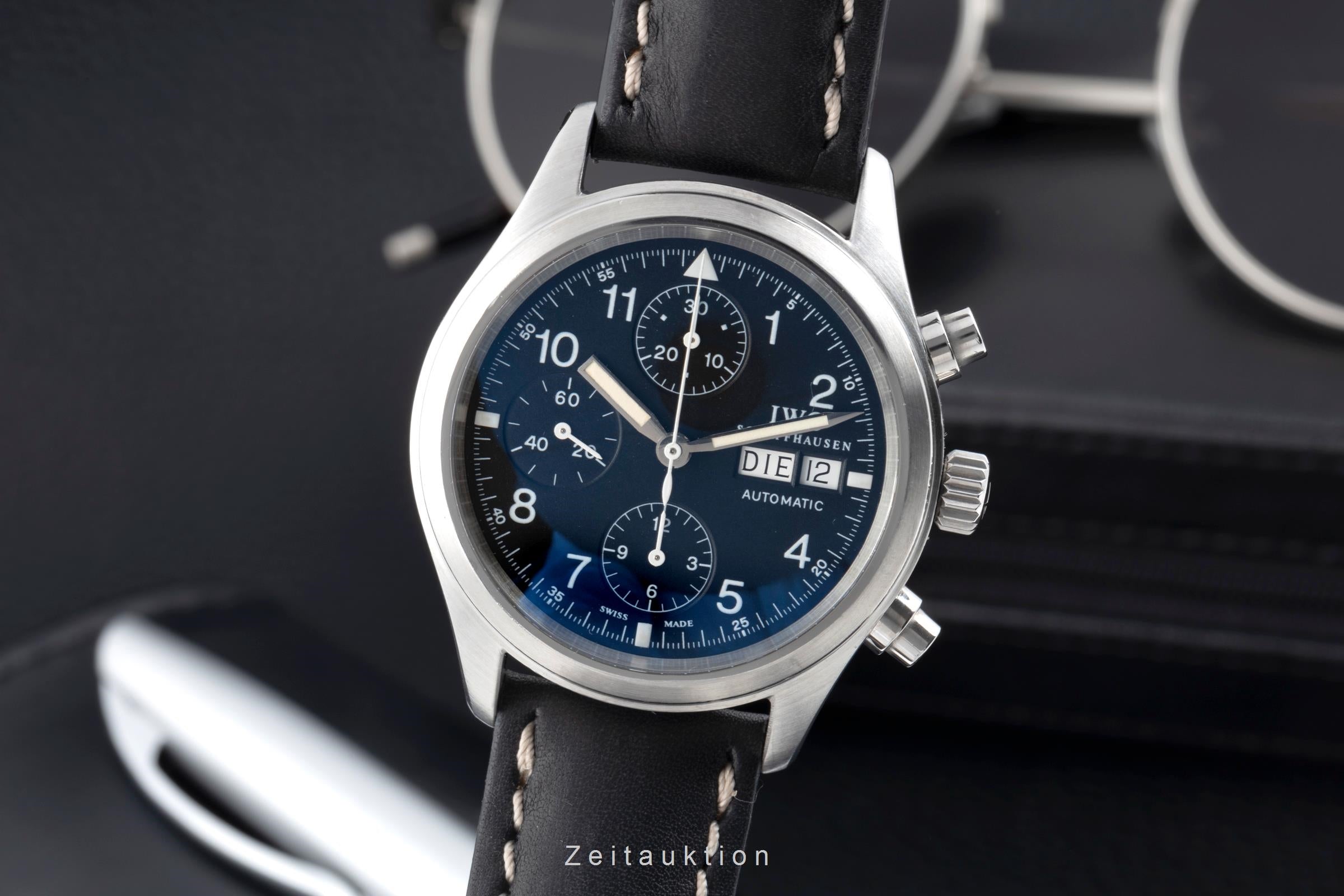 IWC Fliegerchronograph chronograph steel automatic men's watch IW370601 LP: 7800EUR  [2505997]