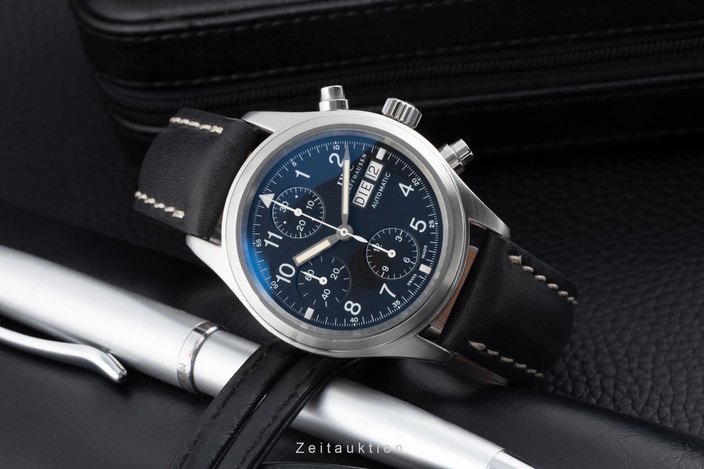 IWC Fliegerchronograph cronógrafo acero automático reloj para caballeros IW370601 LP: 7800EUR  [2505997]