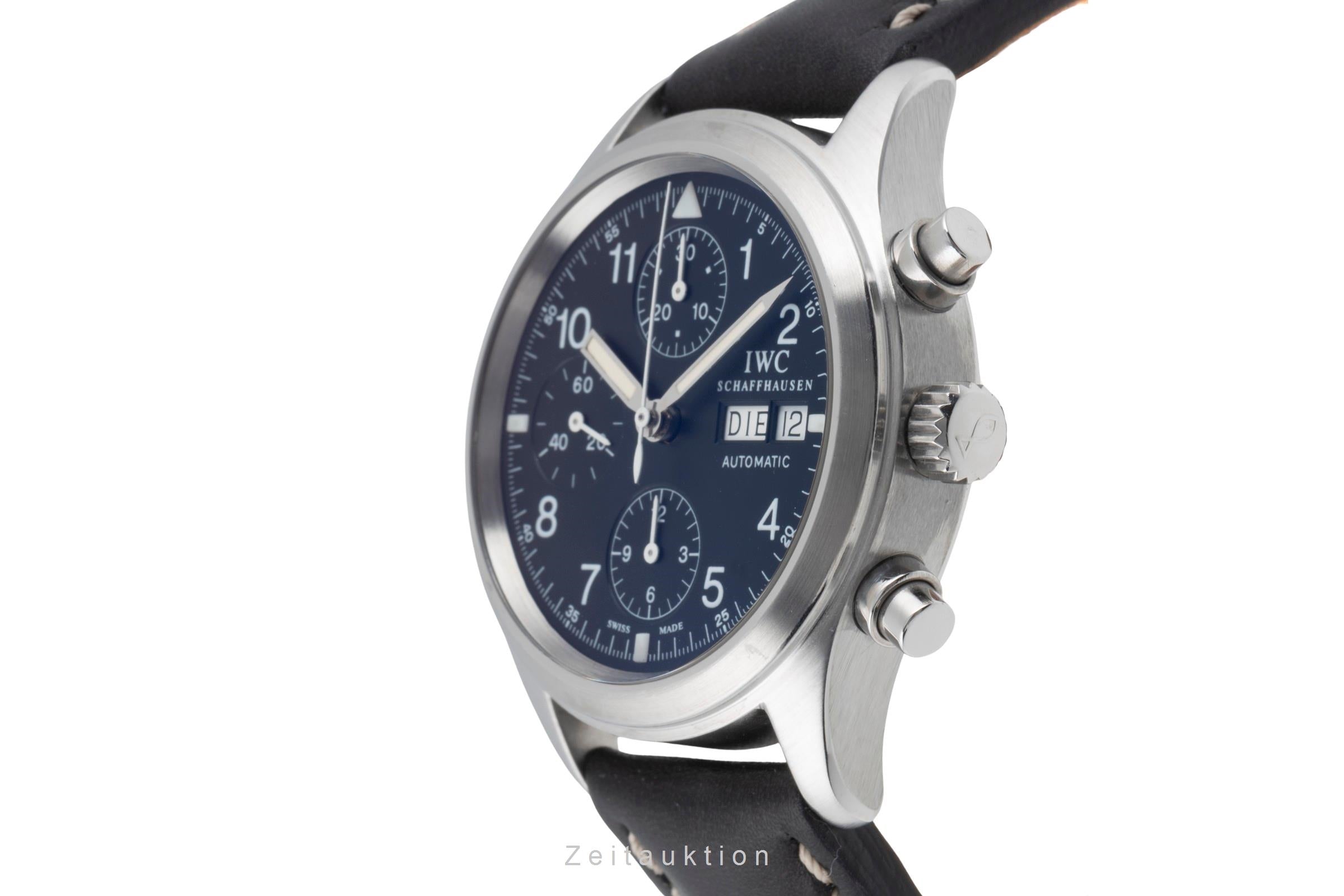 IWC Fliegerchronograph cronógrafo acero automático reloj para caballeros IW370601 LP: 7800EUR  [2505997]