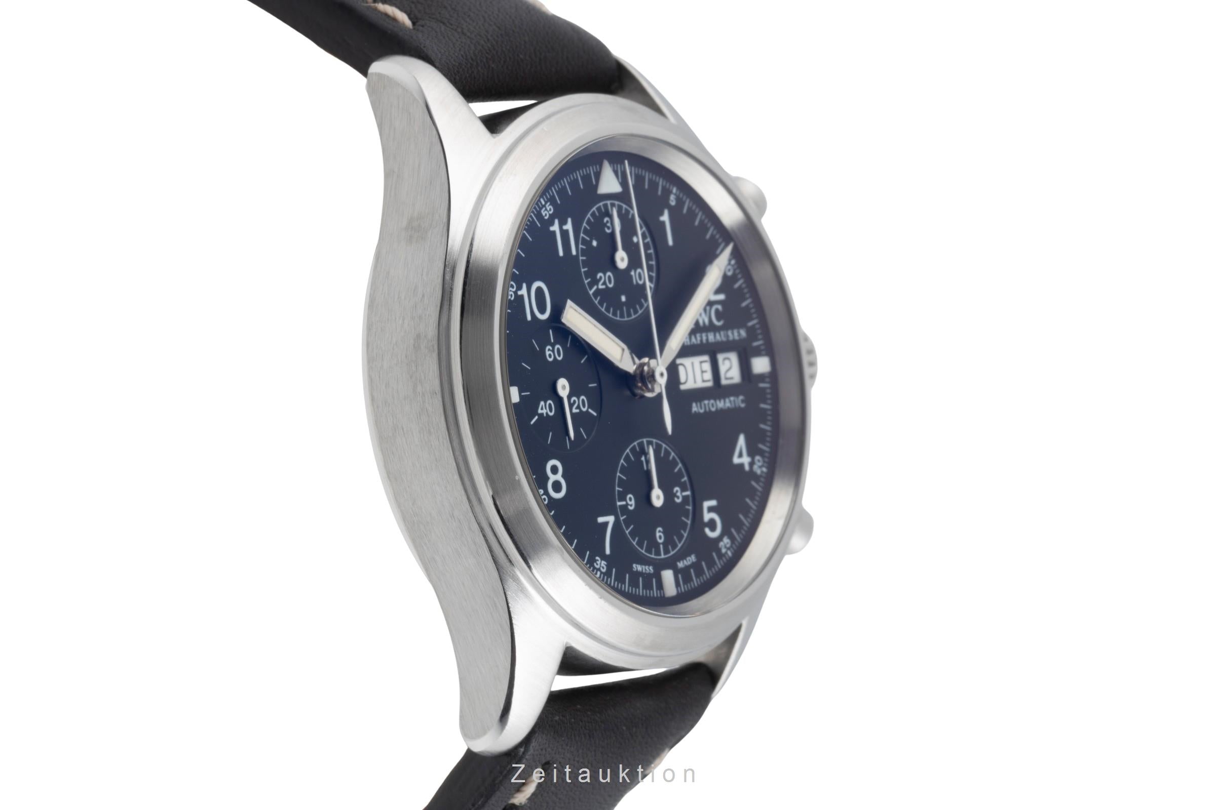IWC Fliegerchronograph cronógrafo acero automático reloj para caballeros IW370601 LP: 7800EUR  [2505997]