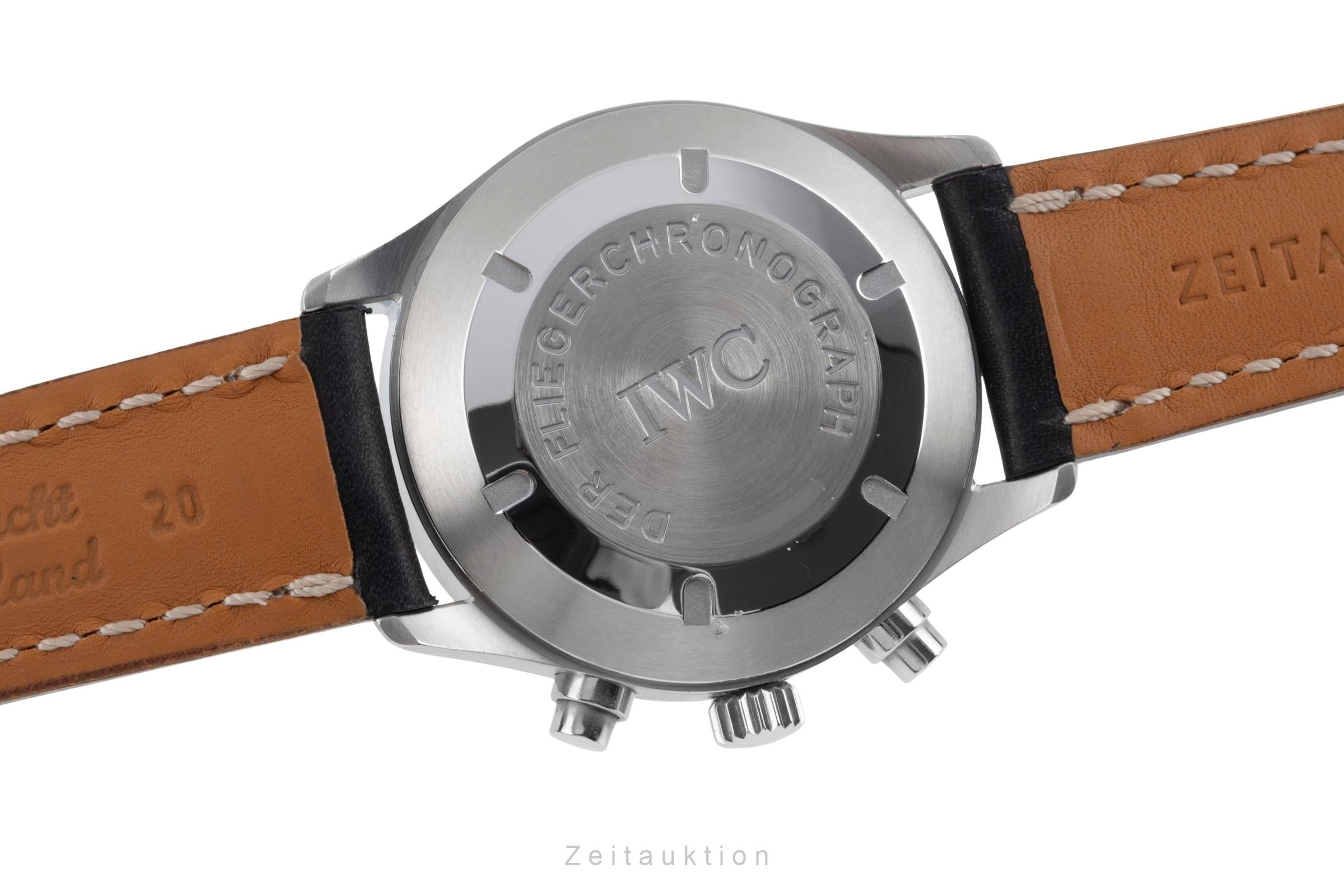 IWC Fliegerchronograph cronógrafo acero automático reloj para caballeros IW370601 LP: 7800EUR  [2505997]