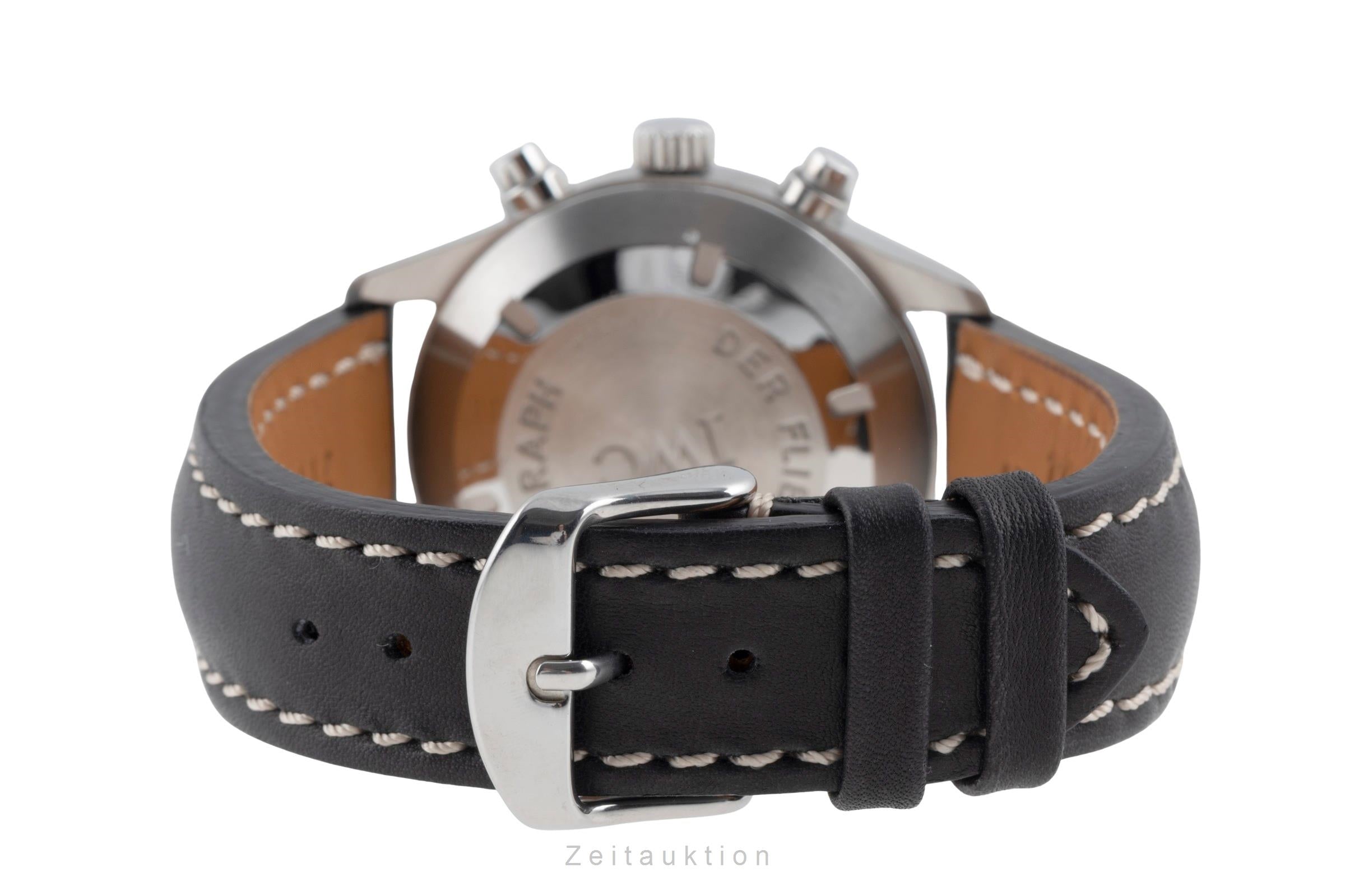 IWC Fliegerchronograph cronógrafo acero automático reloj para caballeros IW370601 LP: 7800EUR  [2505997]